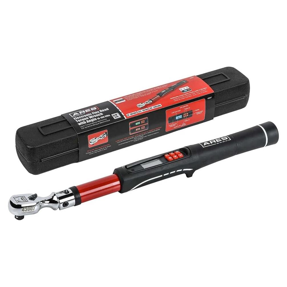 Llave de Torque Digital ARES 43007 10-100 Nm Flex Head