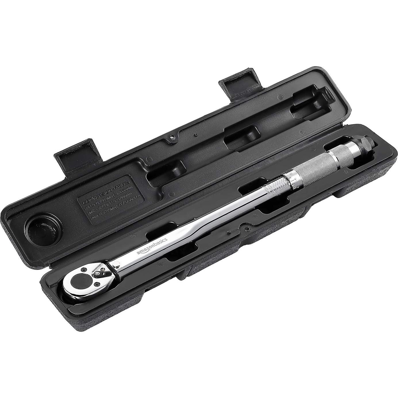 Llave de Torque de Click 3/8" Amazon Basics 15-80 ft-lb