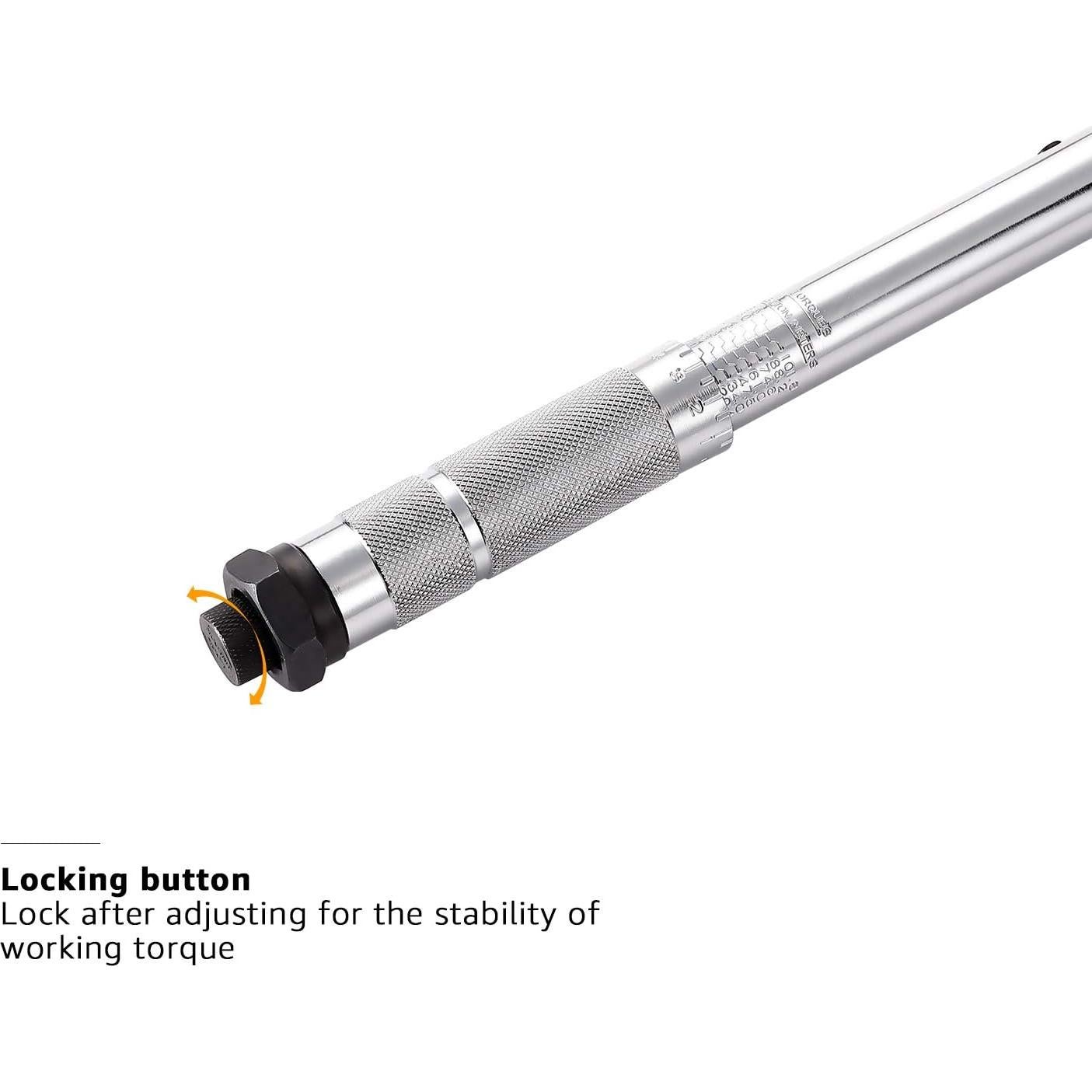 Llave de Torque de Click 3/8" Amazon Basics 15-80 ft-lb