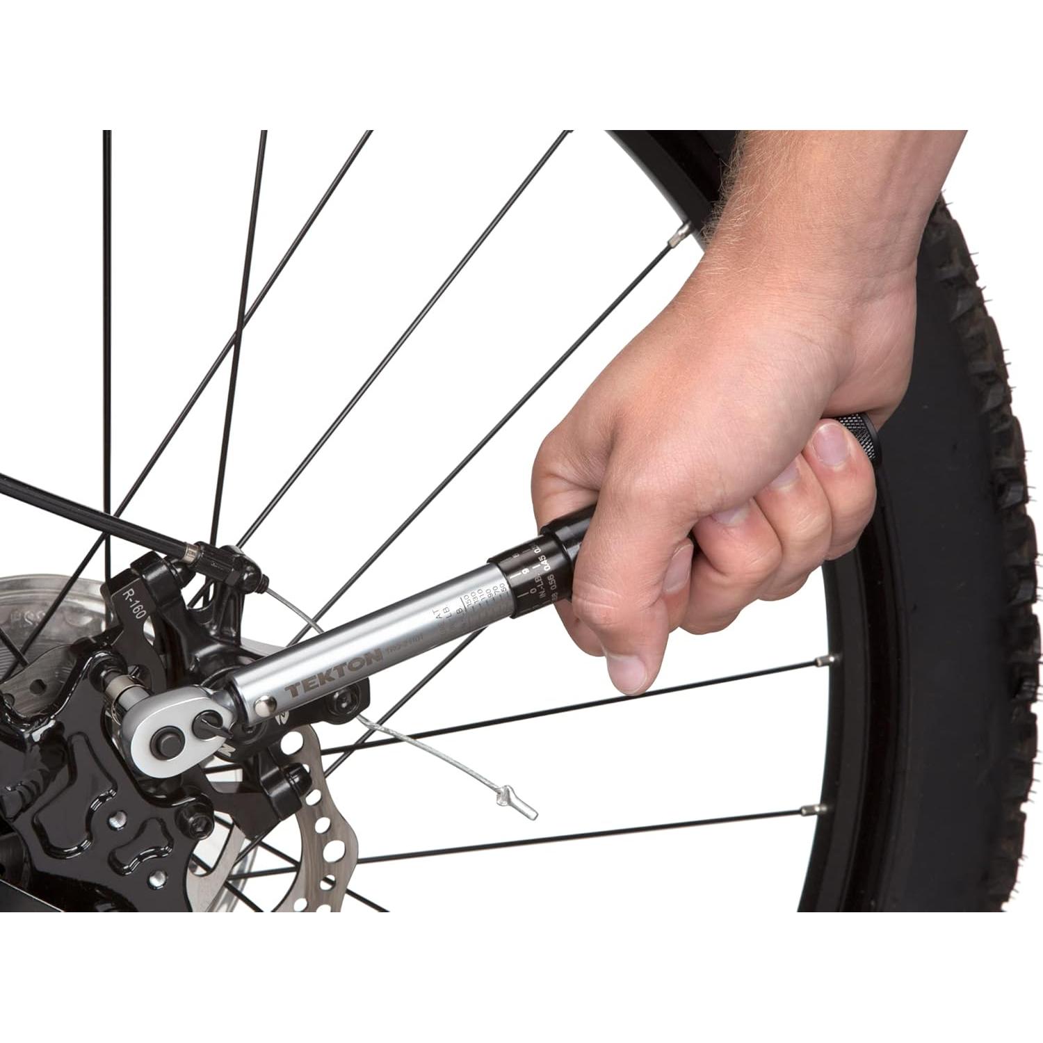 Llave de Torque de Click TEKTON 1/4" Doble Dirección 10-150 in-lb