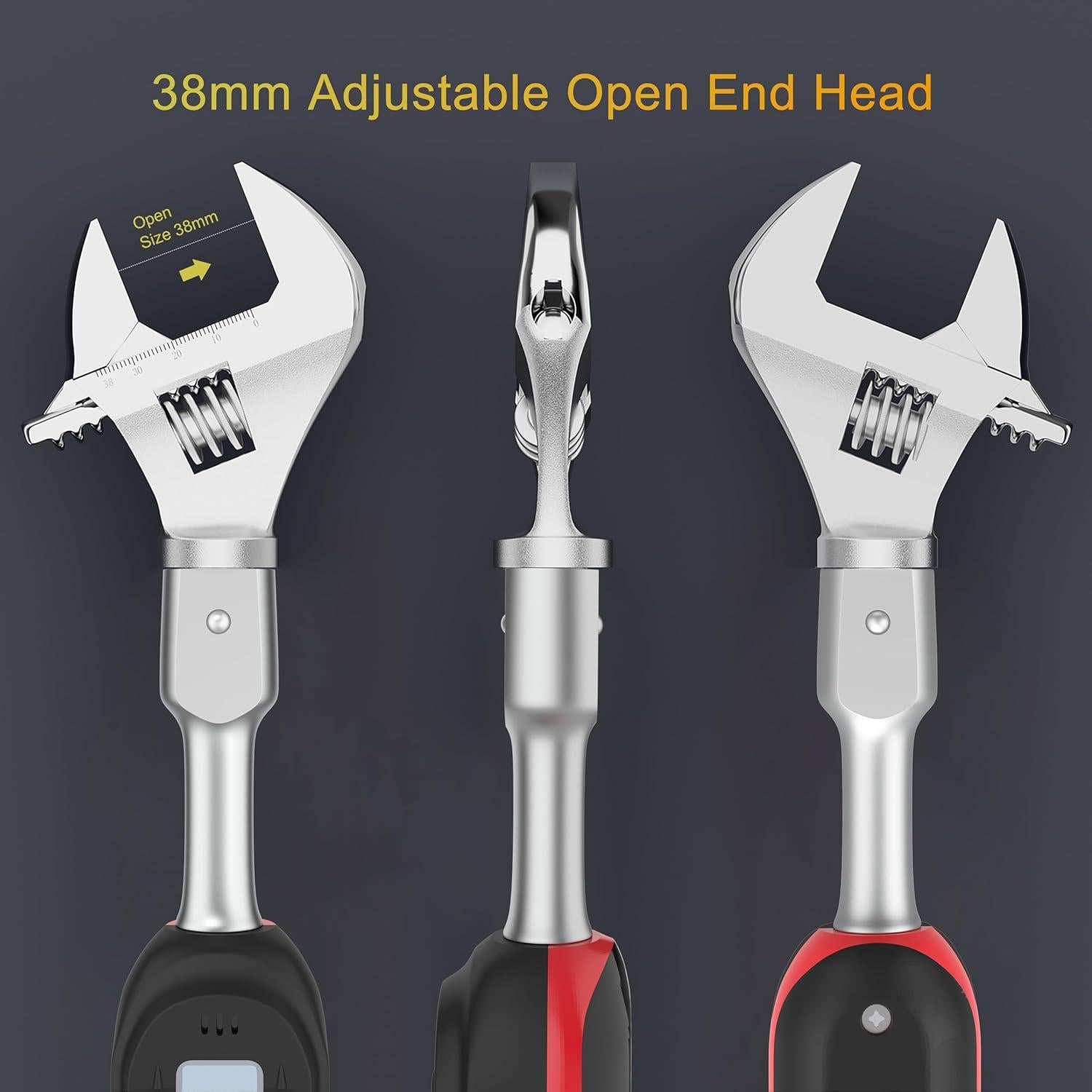 Llave de Torque Ajustable VANPO 0.3-60 N.m 9x12 mm LED Buzzer