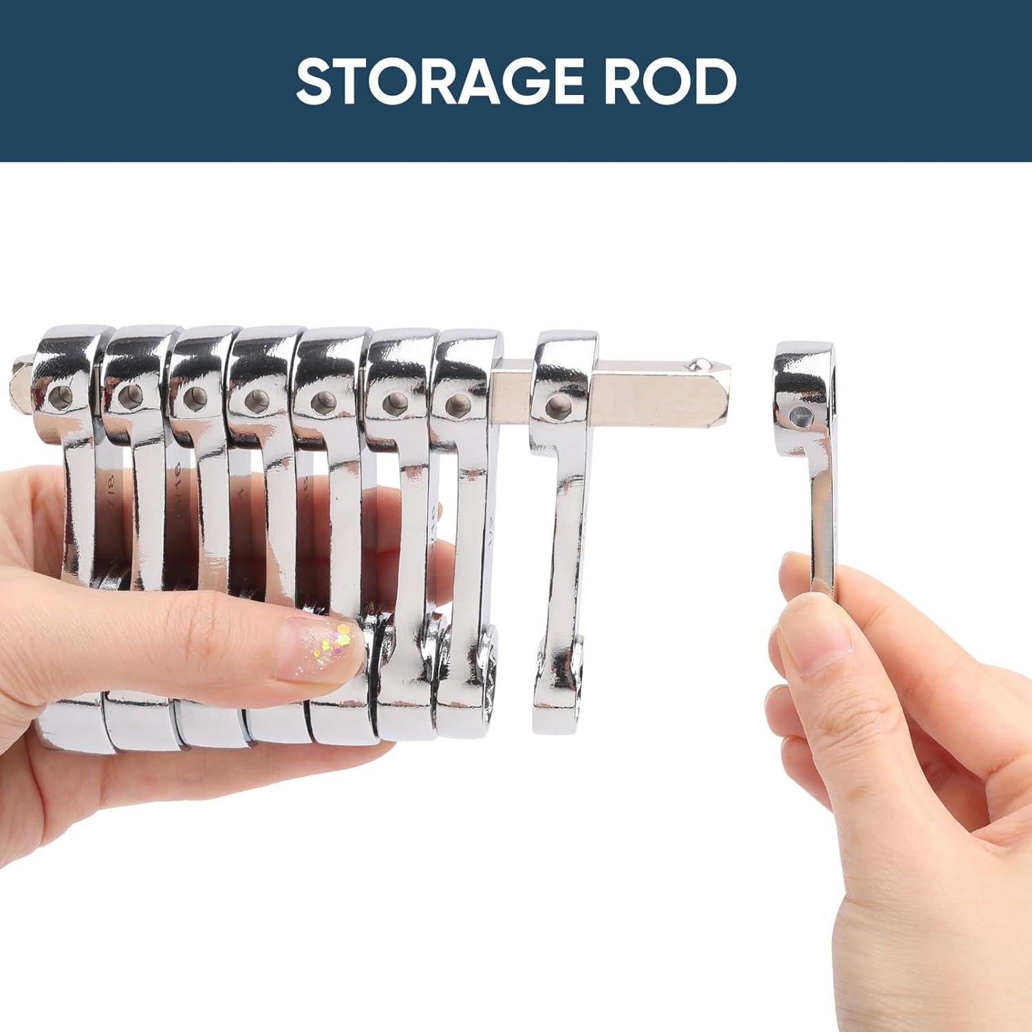 Juego de Adaptadores de Par 9 Piezas CZXCTK 12 Puntos 3/8"