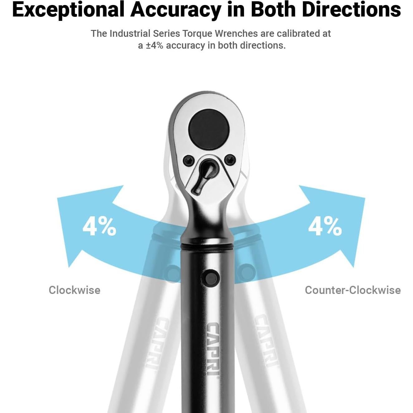 Llave de Torque Industrial Capri Tools 31202-250FL 30-250 Nm