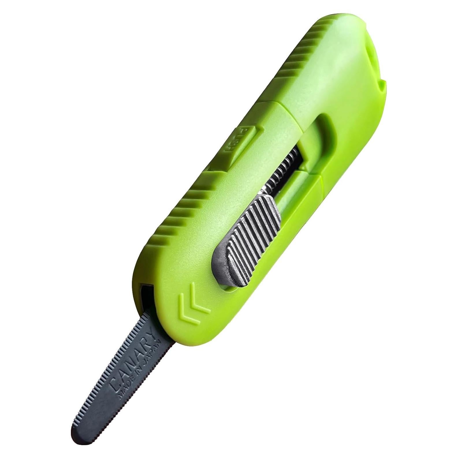 Cortador de Cajas Retráctil Automático CANARY Verde 11 cm