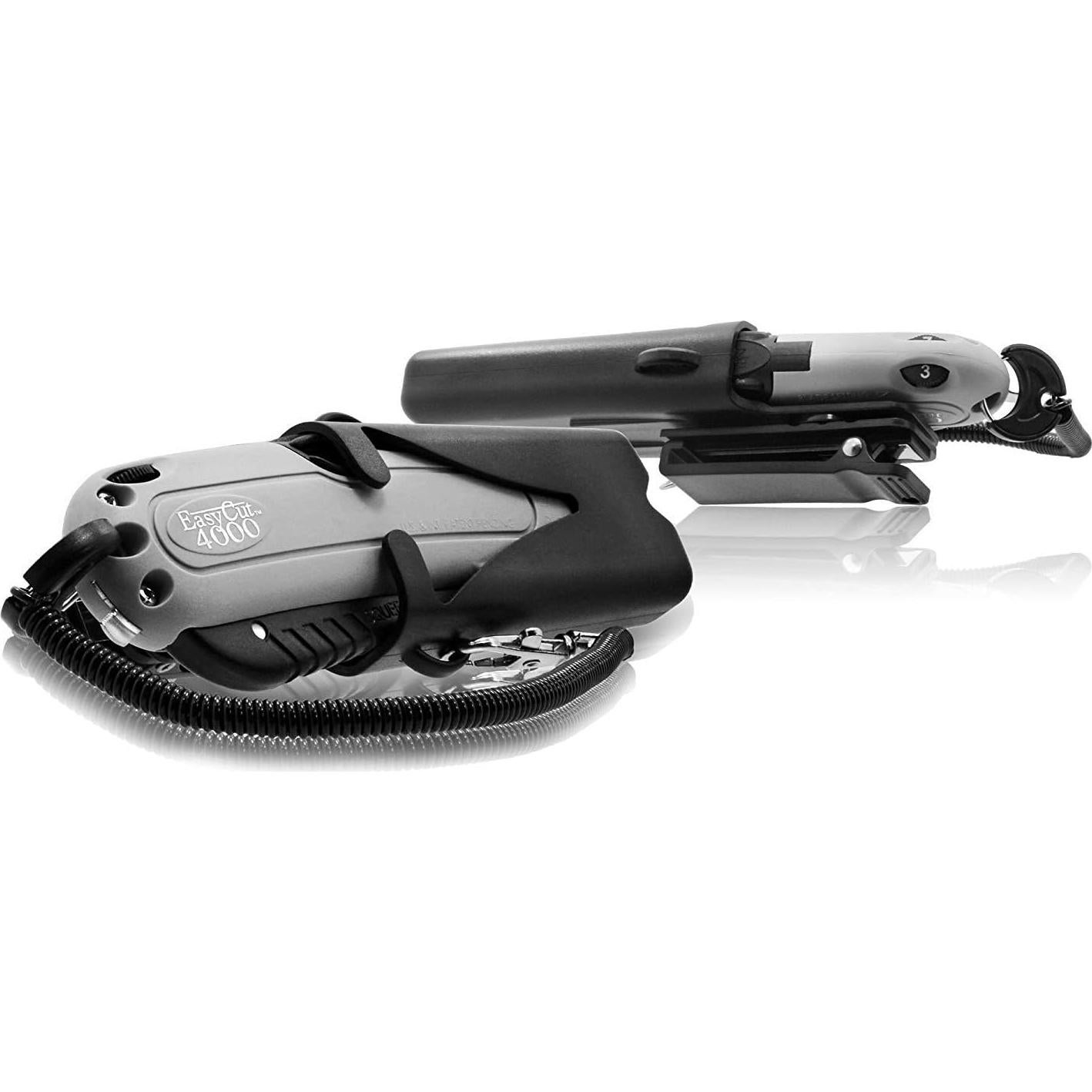 Cuchillo Utility Retráctil Easy Cut 4000 Gris 3 Profundidades