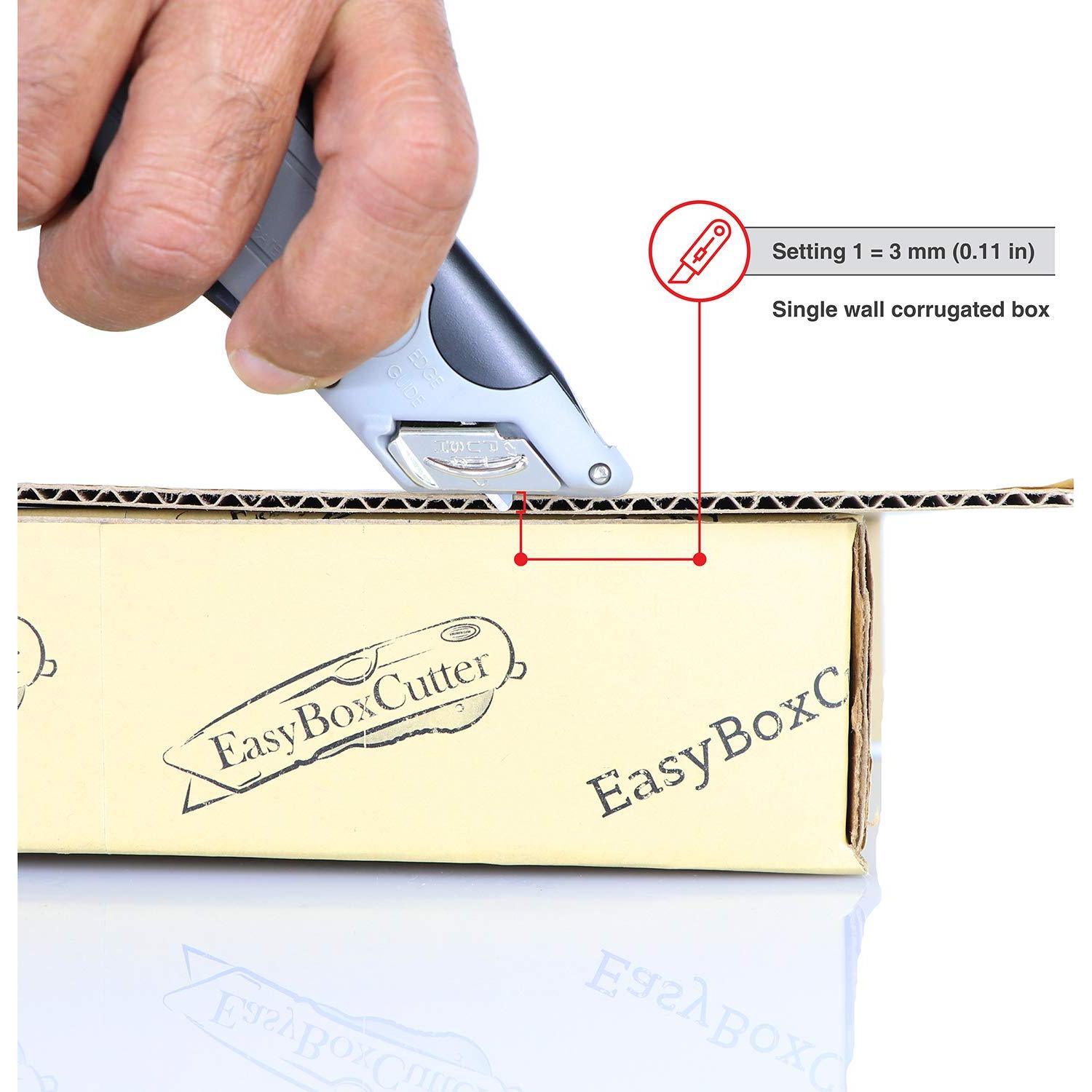 Cortador de Cajas Easy Cut 4000, Auto Retráctil, 3 Profundidades