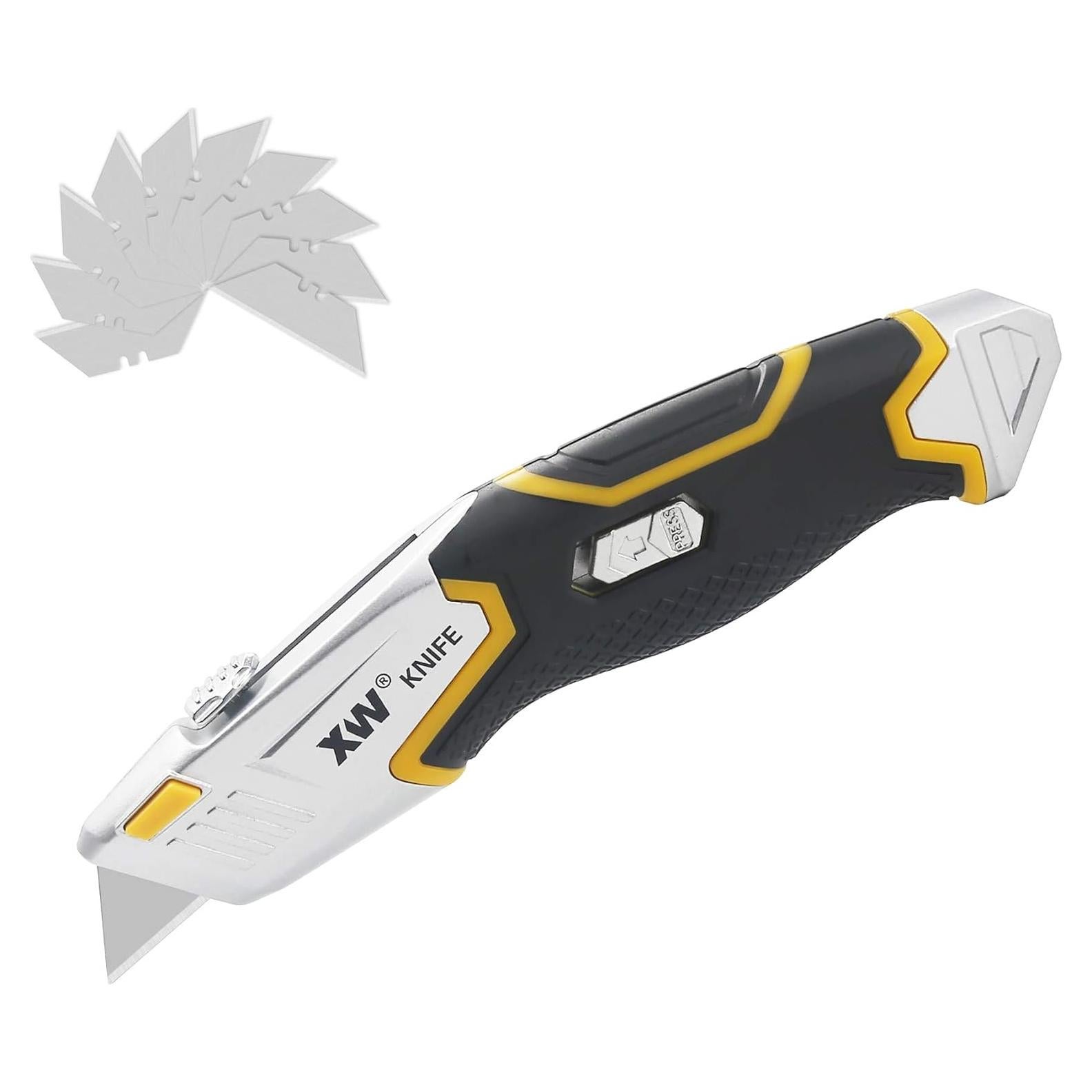 Cuchillo Utility Automático XW con 5 Cuchillas y 10 de Regalo