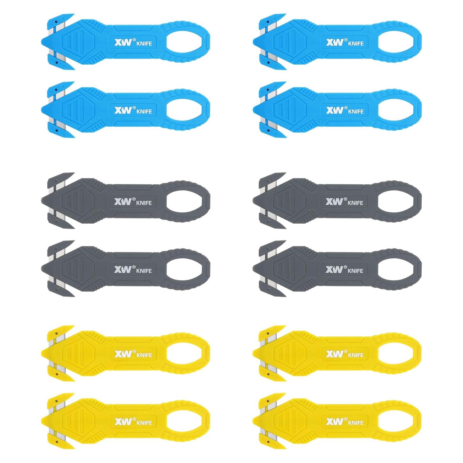 Cortador de Seguridad XW con Cuchilla de Acero Inoxidable - Paquete de 12