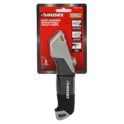 Cuchillo Utility Retráctil Husky 11.43 cm Aluminio