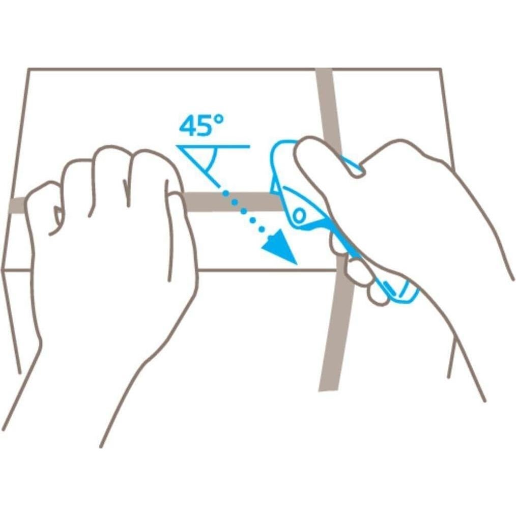 Cutter de Seguridad Retráctil Martor Merak 124001.02 Policarbonato
