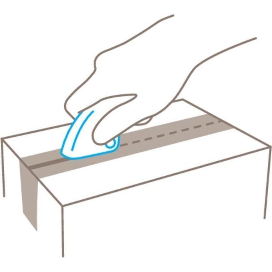 Cutter de Seguridad Retráctil Martor Merak 124001.02 Policarbonato