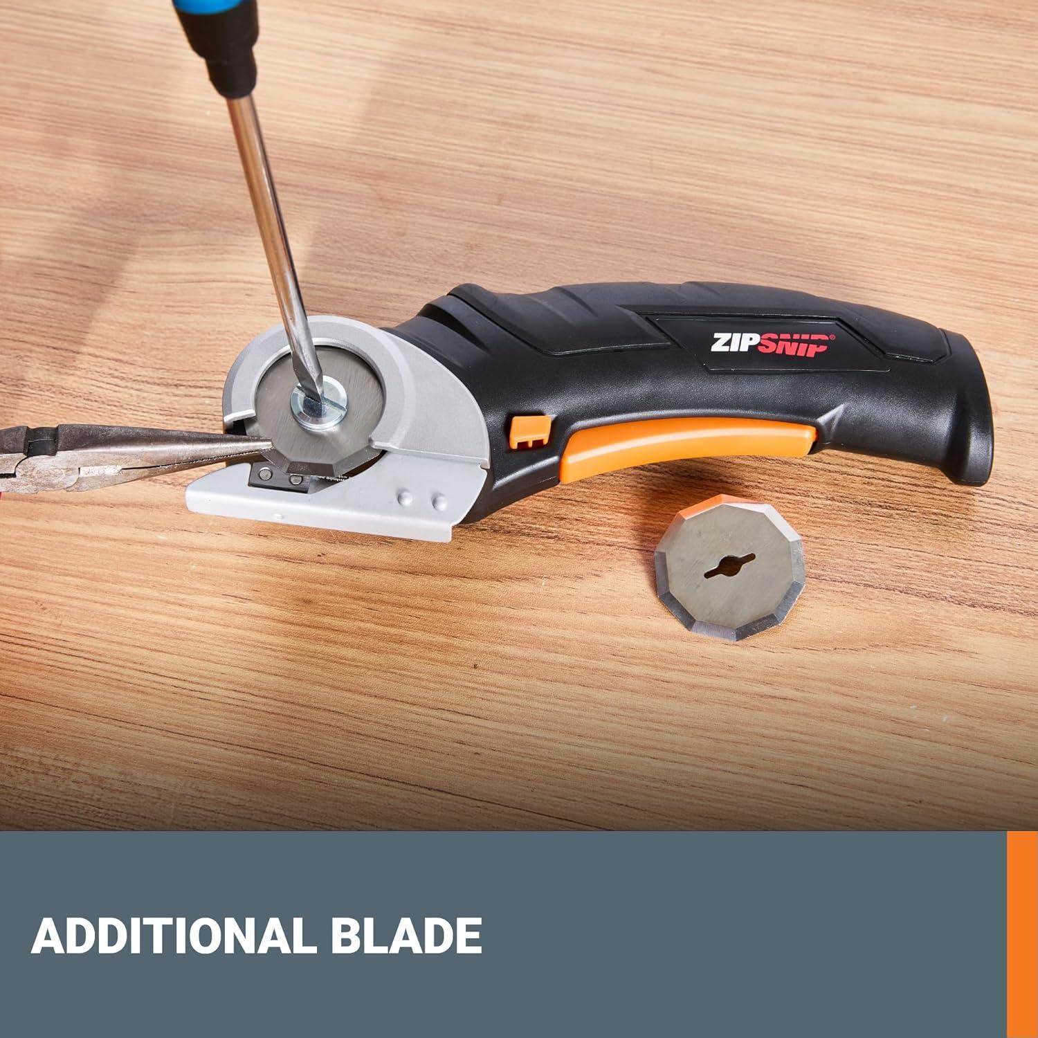 Tijeras eléctricas inalámbricas Worx Zipsnip 4V con 2 cuchillas