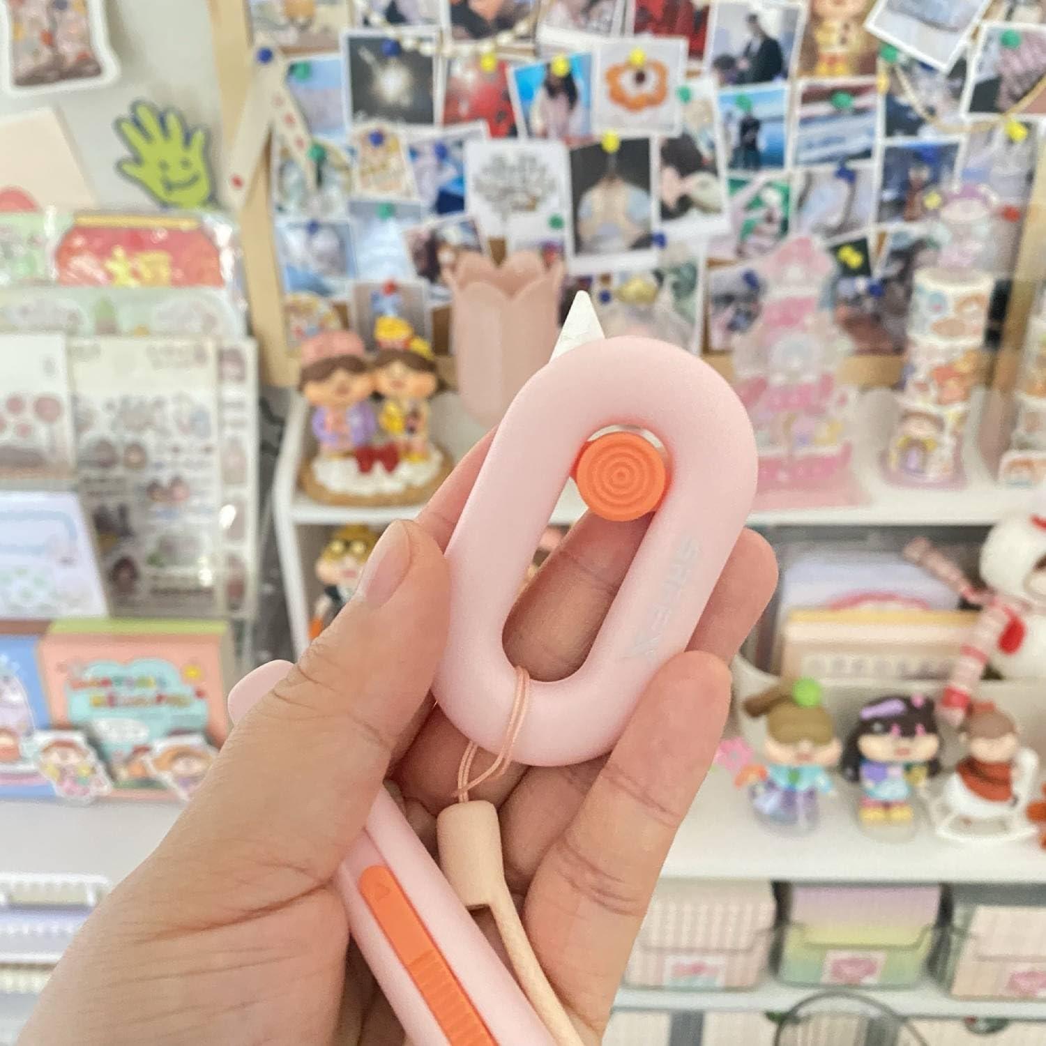 Cortador de Cajas Retráctil DOOOYU Cerámica Rosa 12mm