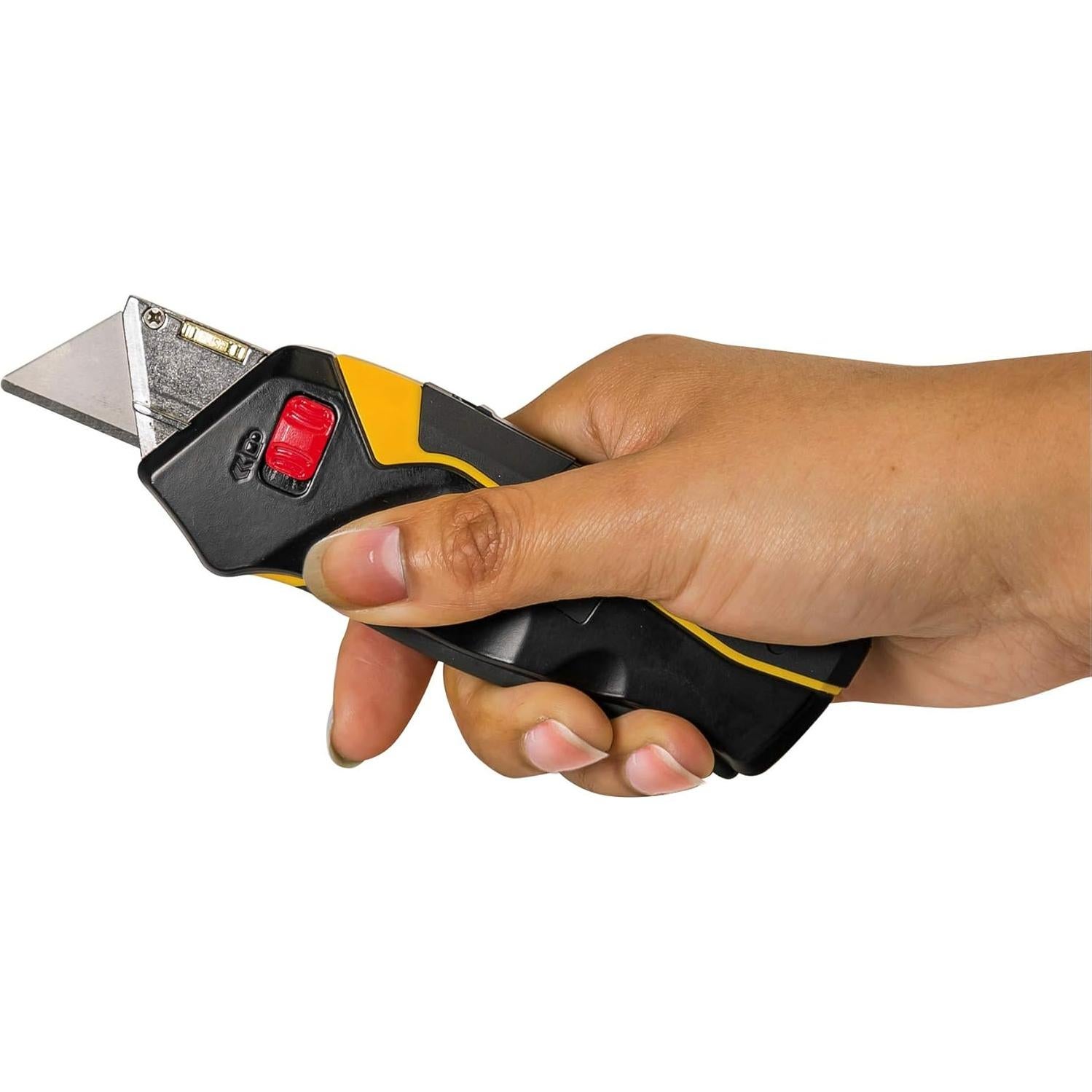 Cuchillo Utilitario de Seguridad Cat Squeeze - Hoja Retráctil