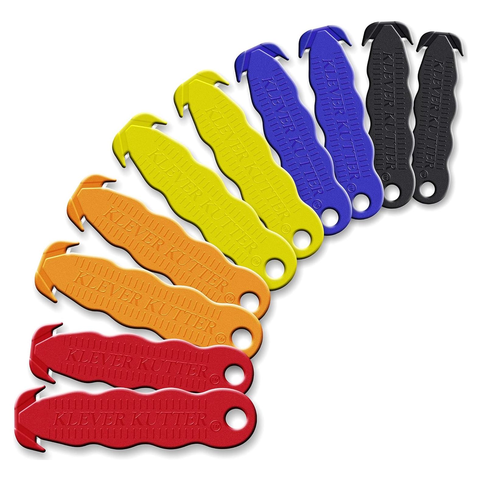 Cortador de Paquetes Klever Innovations Acero Inoxidable 10 Pcs