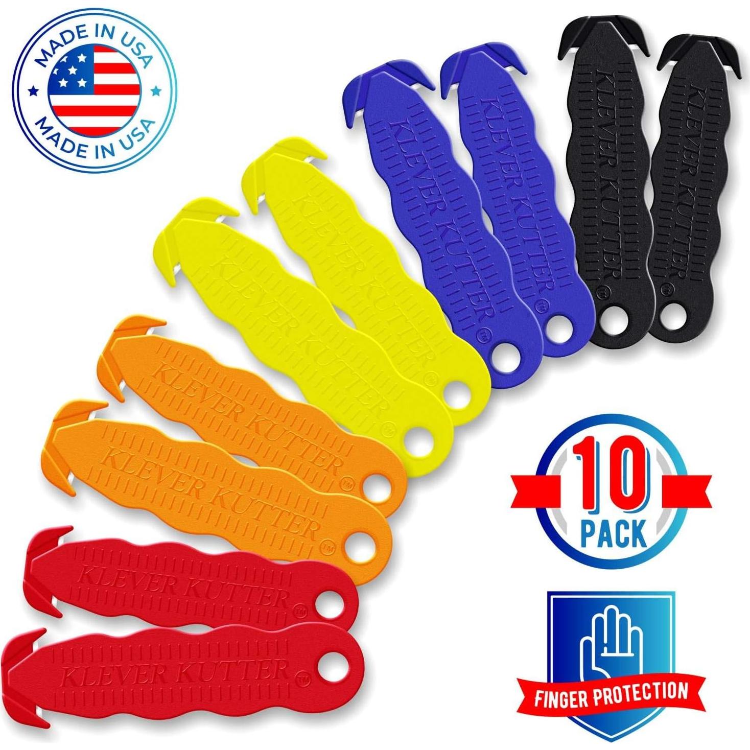Cortador de Paquetes Klever Innovations Acero Inoxidable 10 Pcs