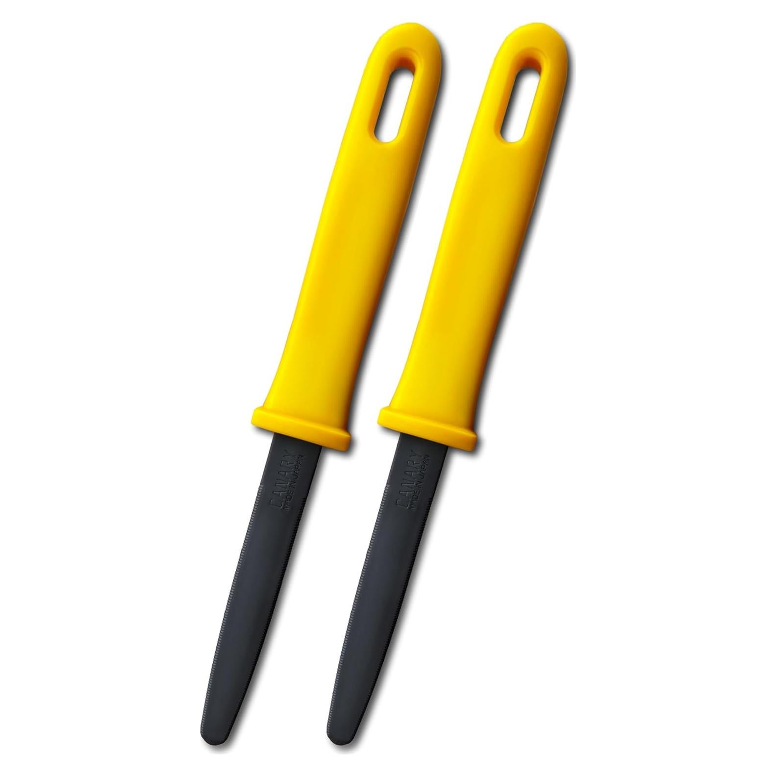 Cortador de Cartón Corrugado CANARY 19 cm - 2 Pcs Amarillo