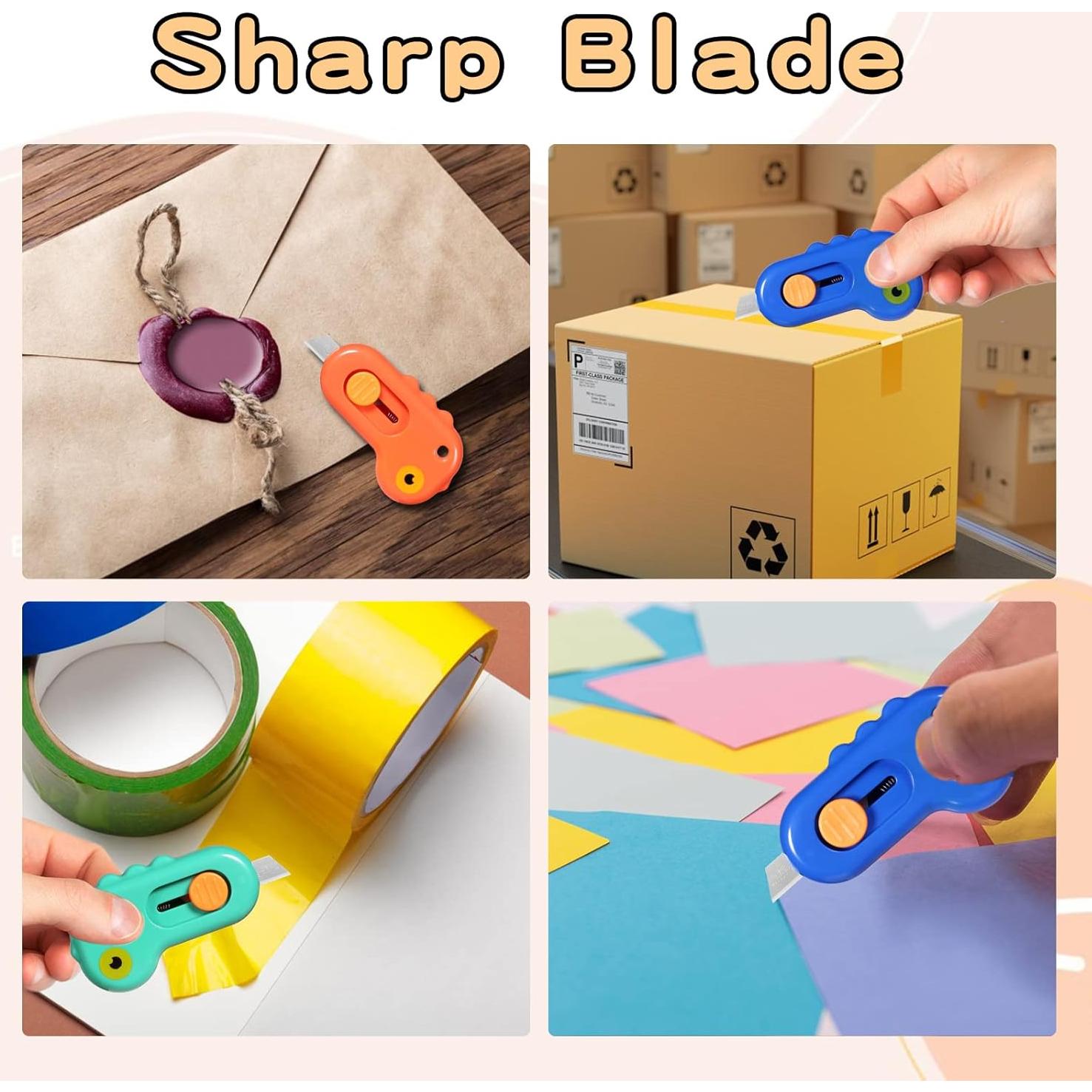 Cortador de Caja Mini Harita Dinosaurio Retráctil 6 Piezas