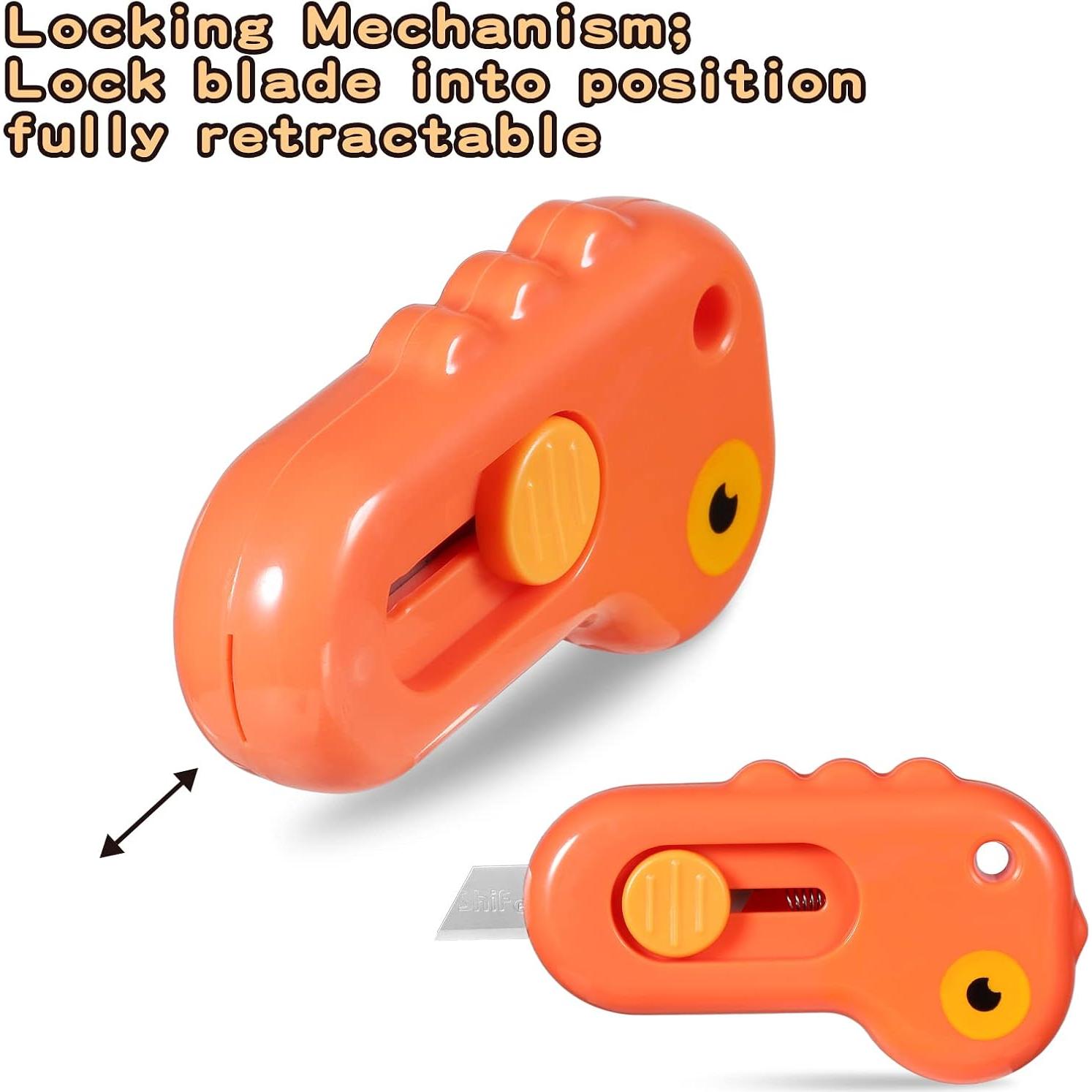 Cortador de Caja Mini Harita Dinosaurio Retráctil 6 Piezas