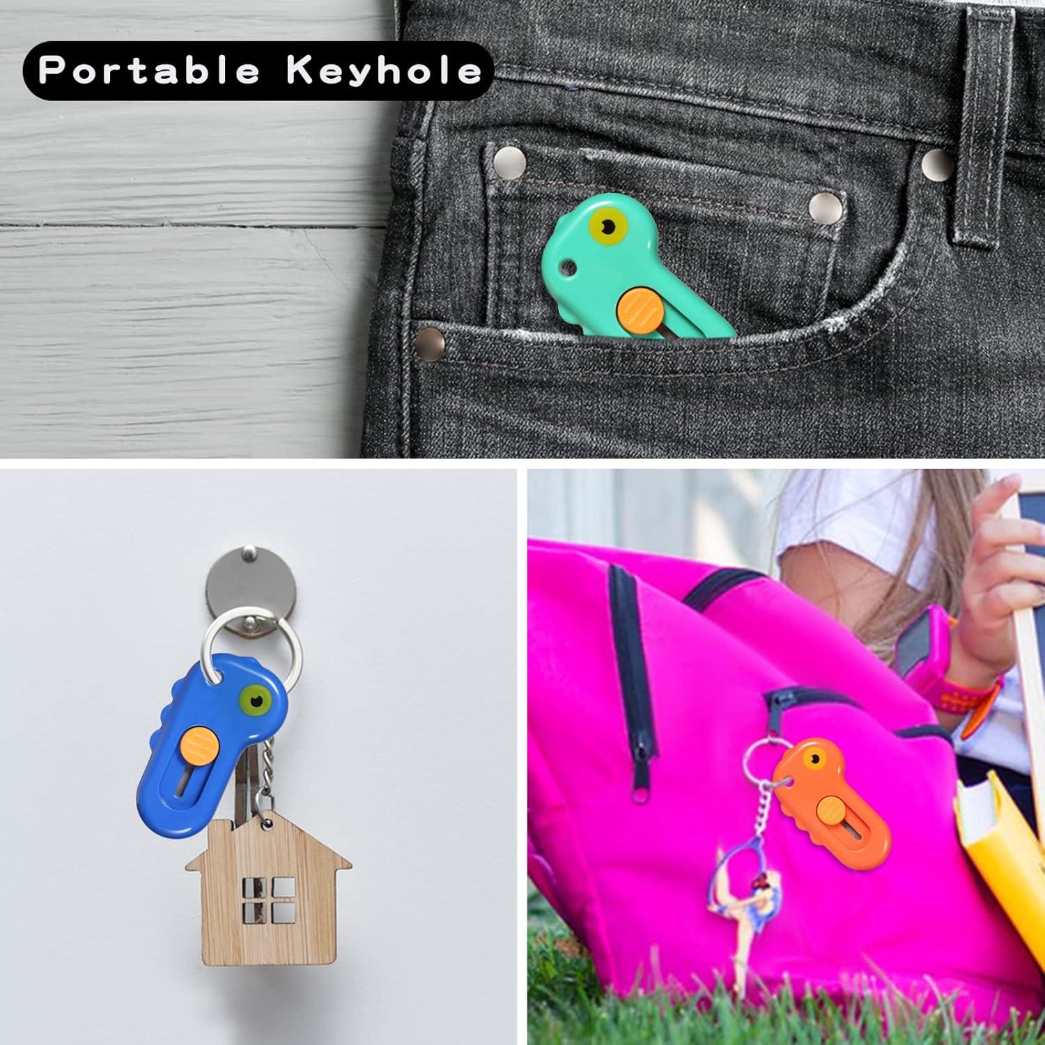 Cortador de Caja Mini Harita Dinosaurio Retráctil 6 Piezas