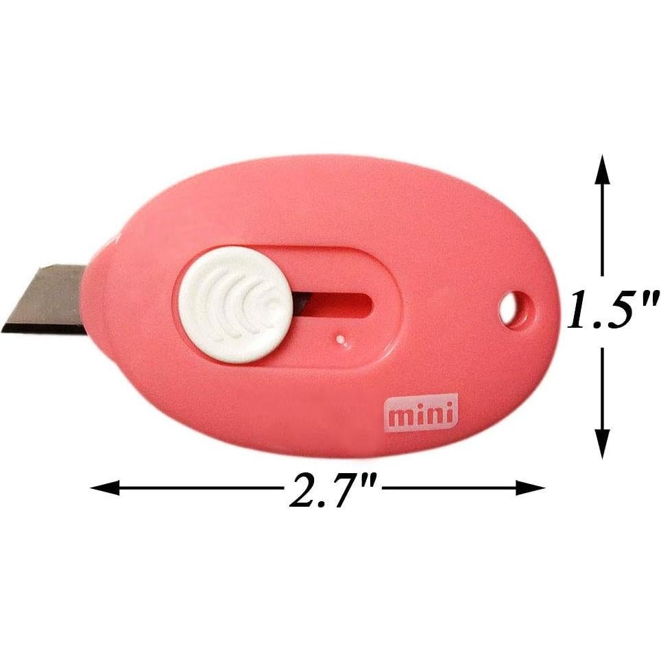 Cortadores Mini Utilitarios RJWKAZ 3PC Retráctiles Colores