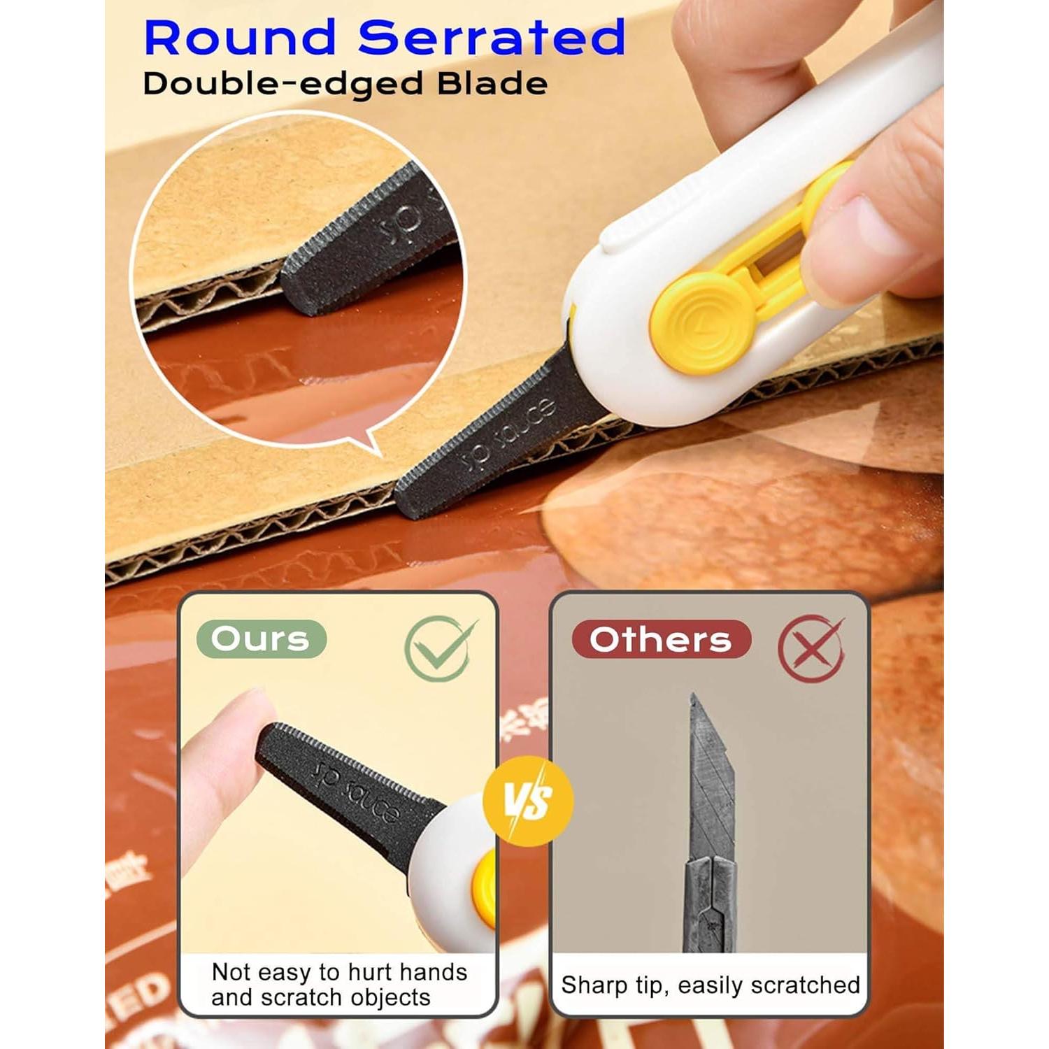 Cortador de Paquetes Migrdots Pequeño con Cuchilla Antiadherente