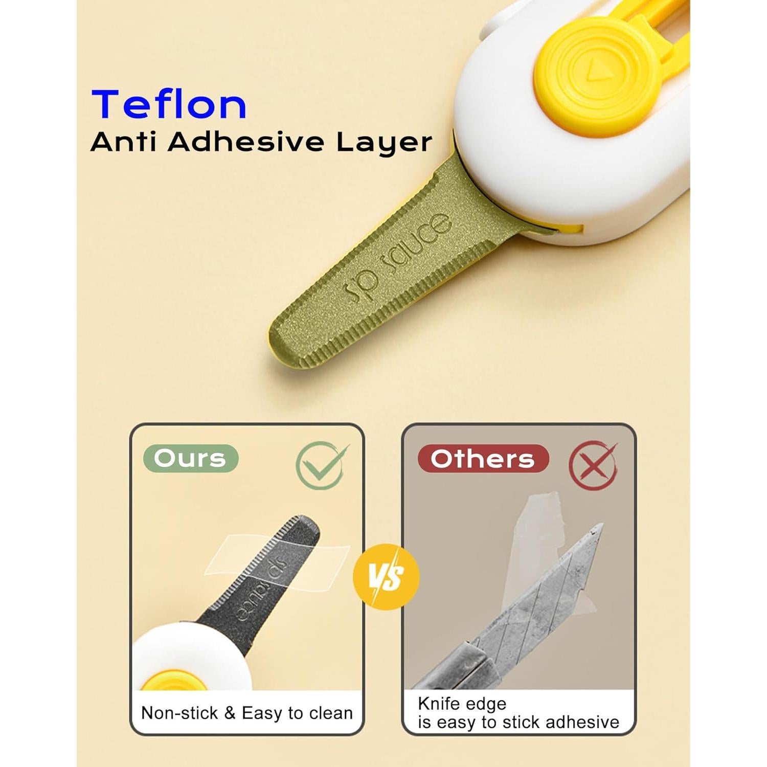 Cortador de Paquetes Migrdots Pequeño con Cuchilla Antiadherente