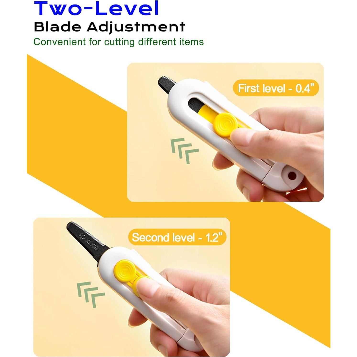 Cortador de Paquetes Migrdots Pequeño con Cuchilla Antiadherente