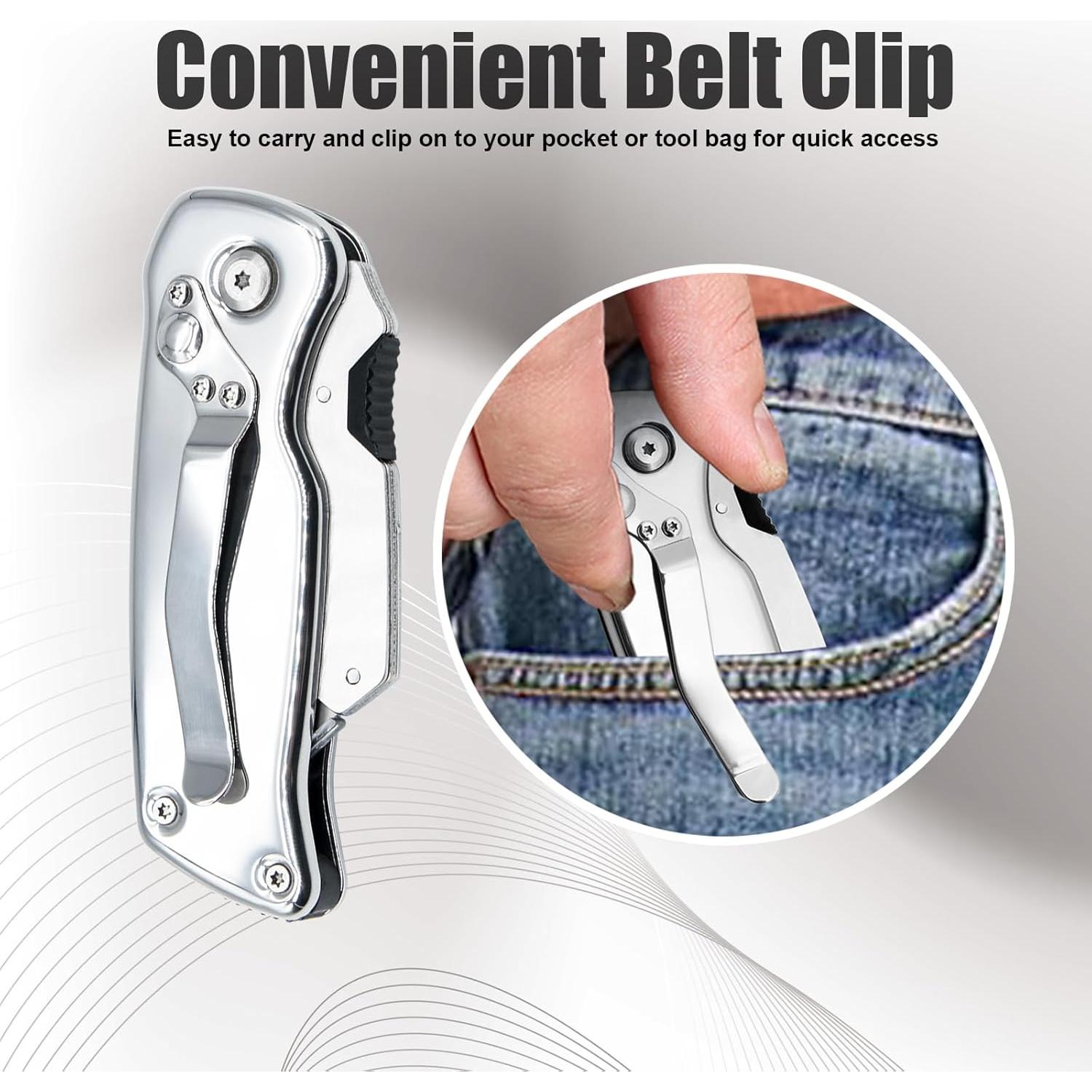 Cortador de Cajas Vickay Utility Plegable Acero Inoxidable 16cm