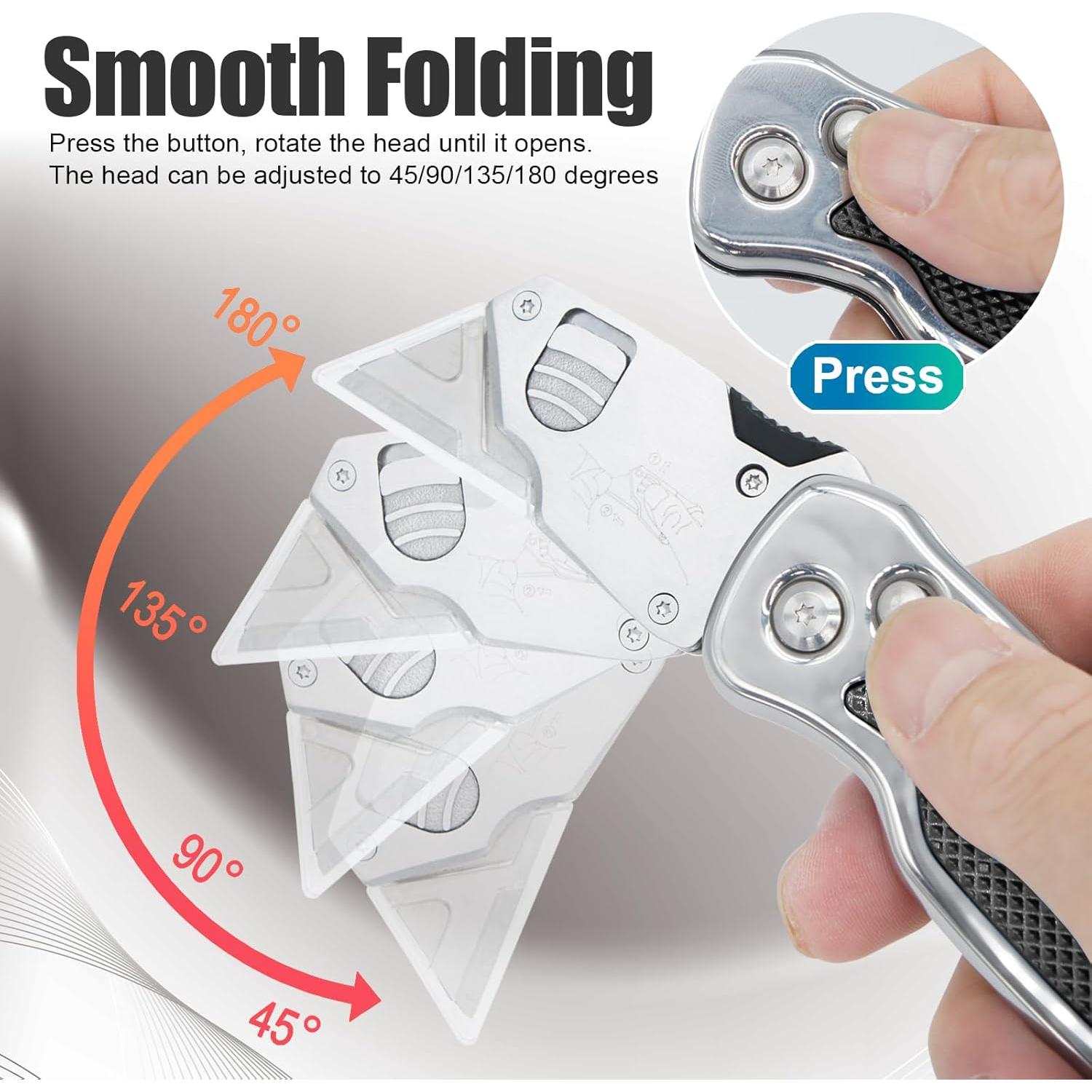 Cortador de Cajas Vickay Utility Plegable Acero Inoxidable 16cm