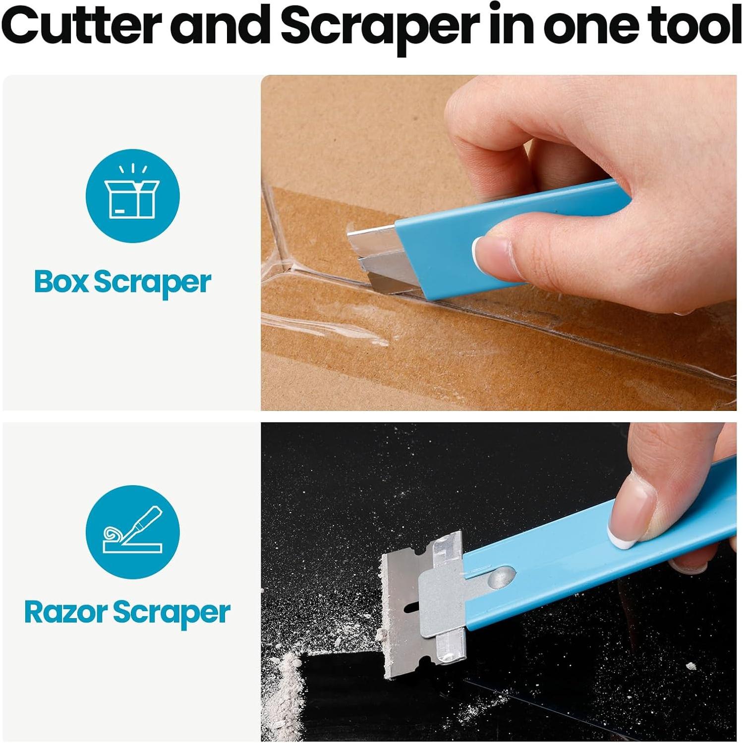 Cortadores de Cajas Retráctiles Gisafai - 60 Piezas 103x23mm