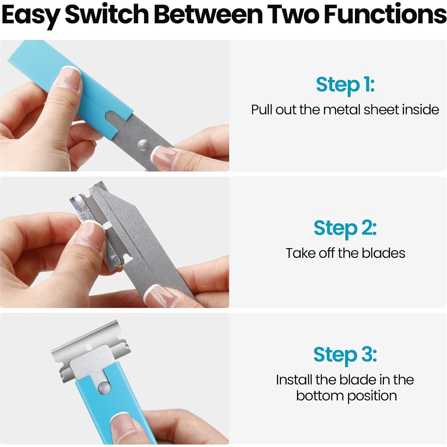 Cortadores de Cajas Retráctiles Gisafai - 60 Piezas 103x23mm
