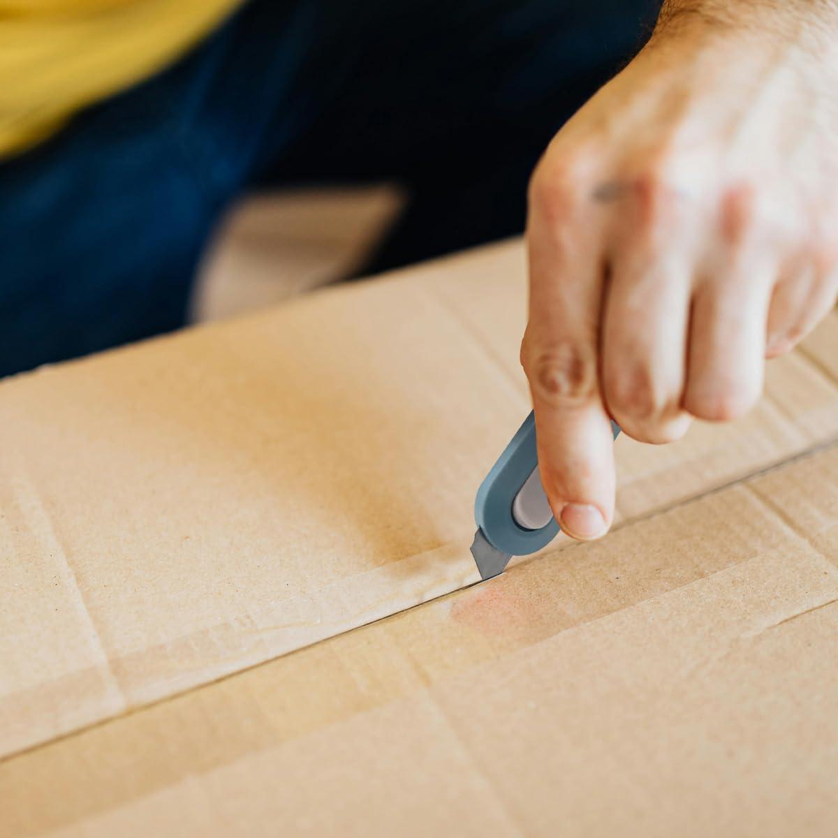 8 Cortadores Retráctiles de Cajas Zhuohai - Mini Abridores de Cartas