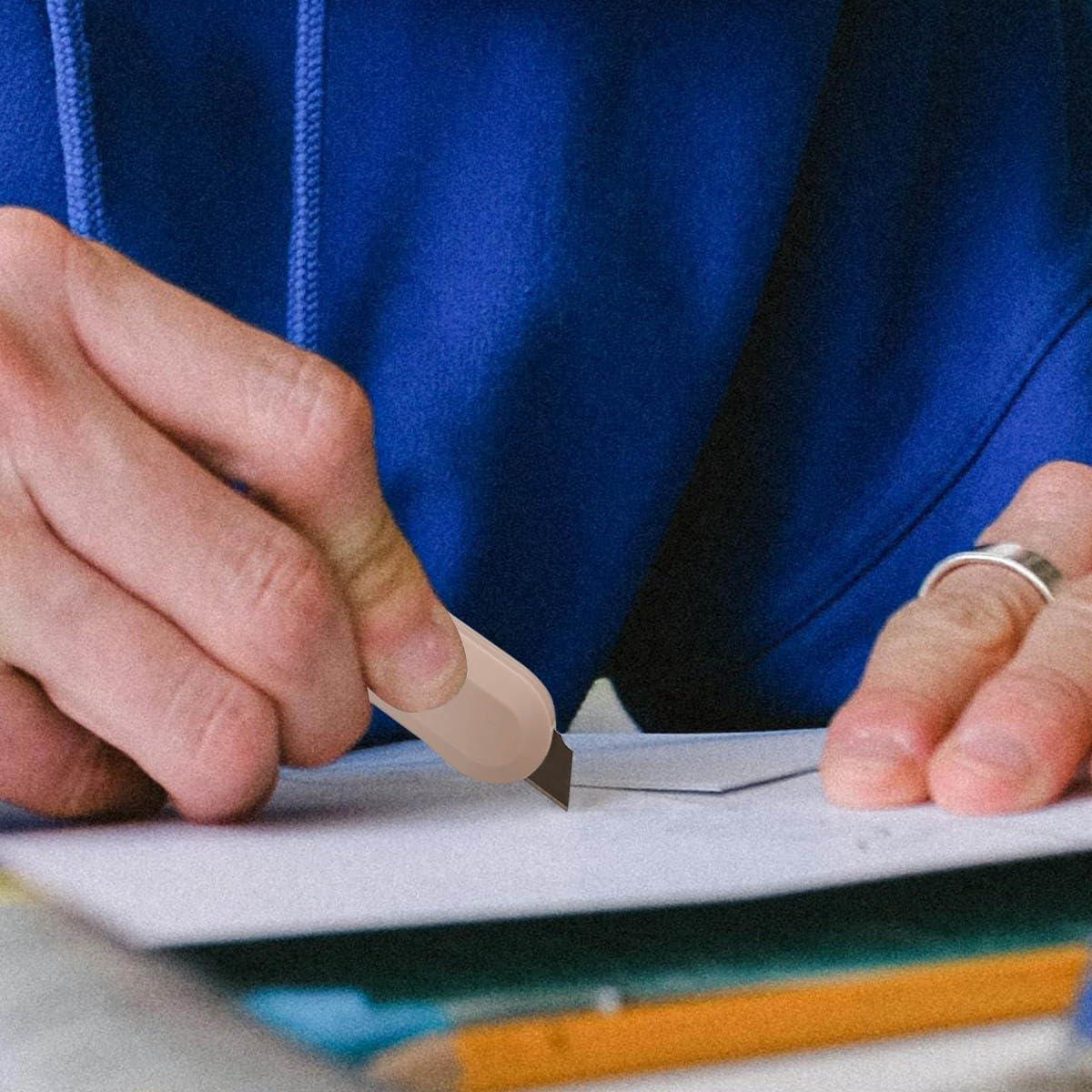 8 Cortadores Retráctiles de Cajas Zhuohai - Mini Abridores de Cartas