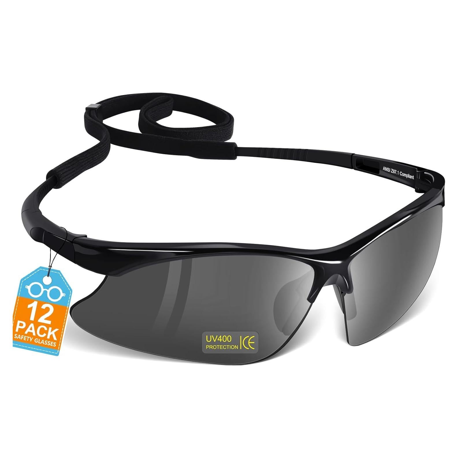 Paquete de 12 Gafas de Seguridad Antivaho OXG - Protección UV400