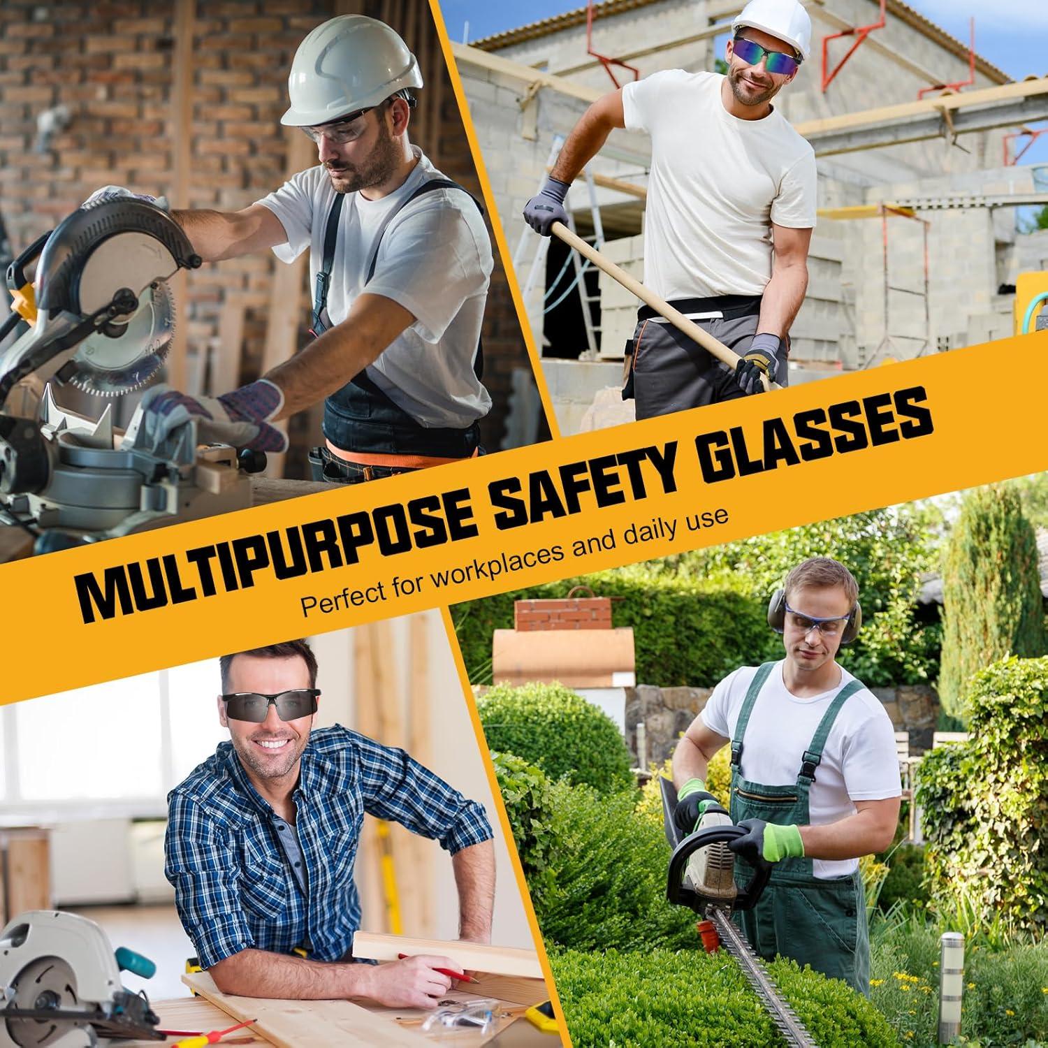 Paquete de 12 Gafas de Seguridad Antivaho OXG - Protección UV400