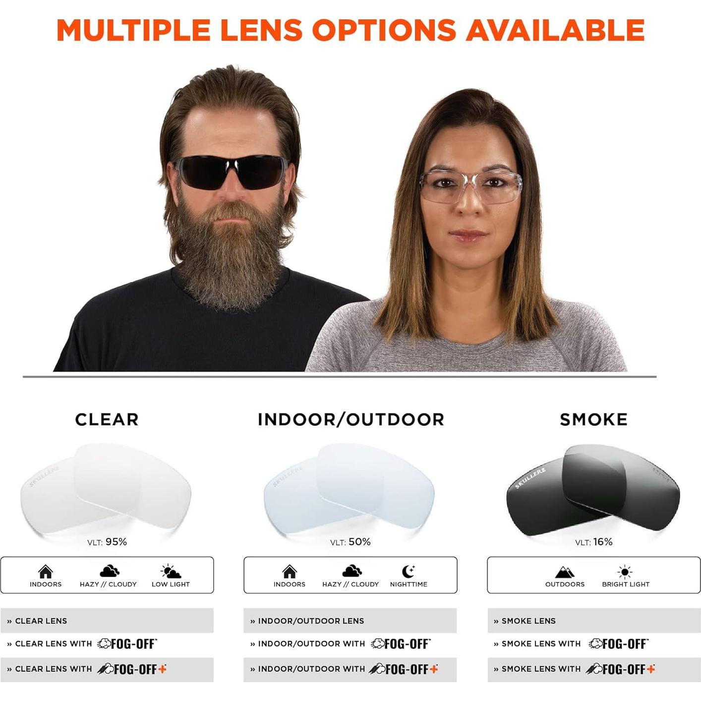 Gafas de Seguridad Ergodyne Skullerz VALI Anti Rayones UV