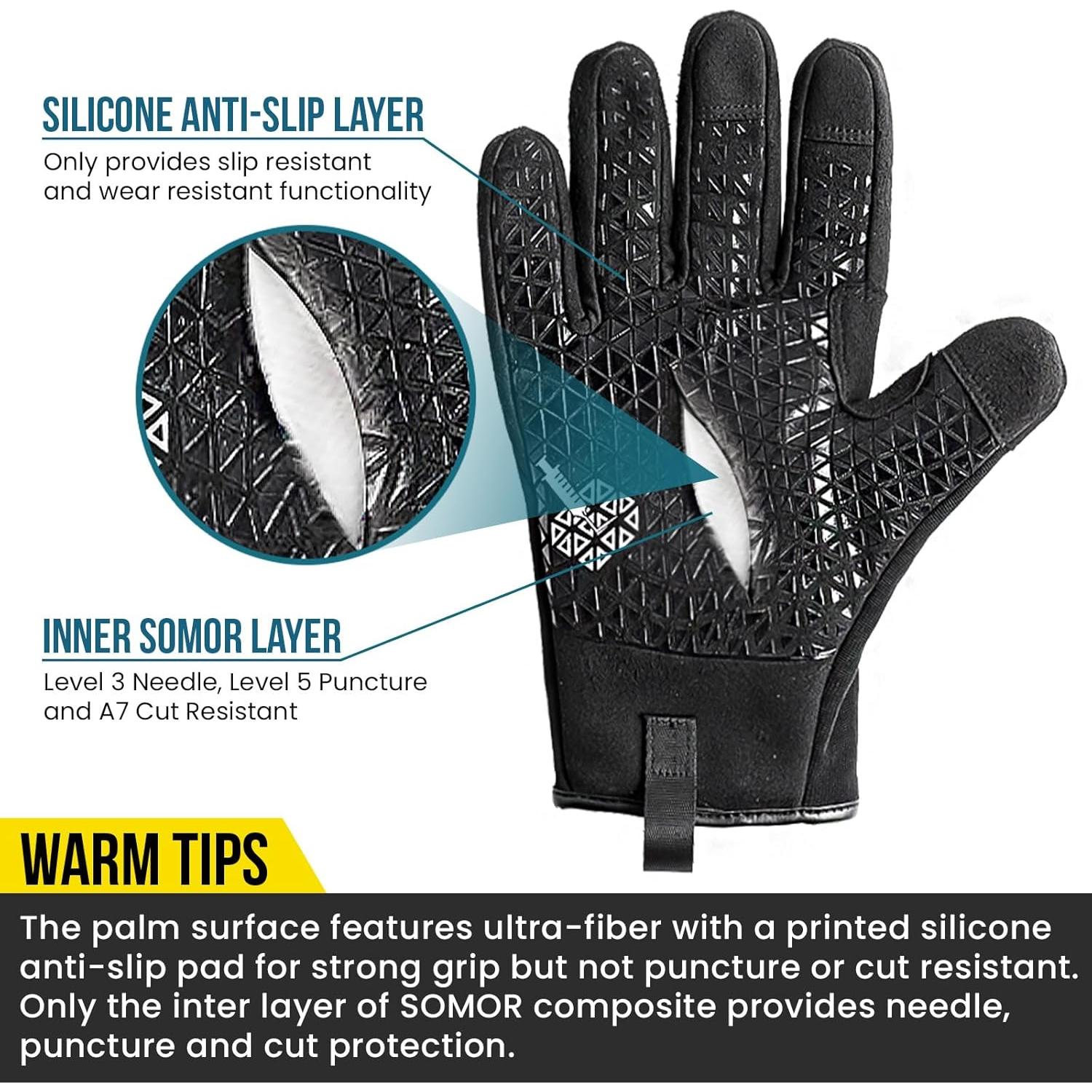 Guantes de Seguridad TAILI XL Resistente a Cortes A7 y Punciones L5