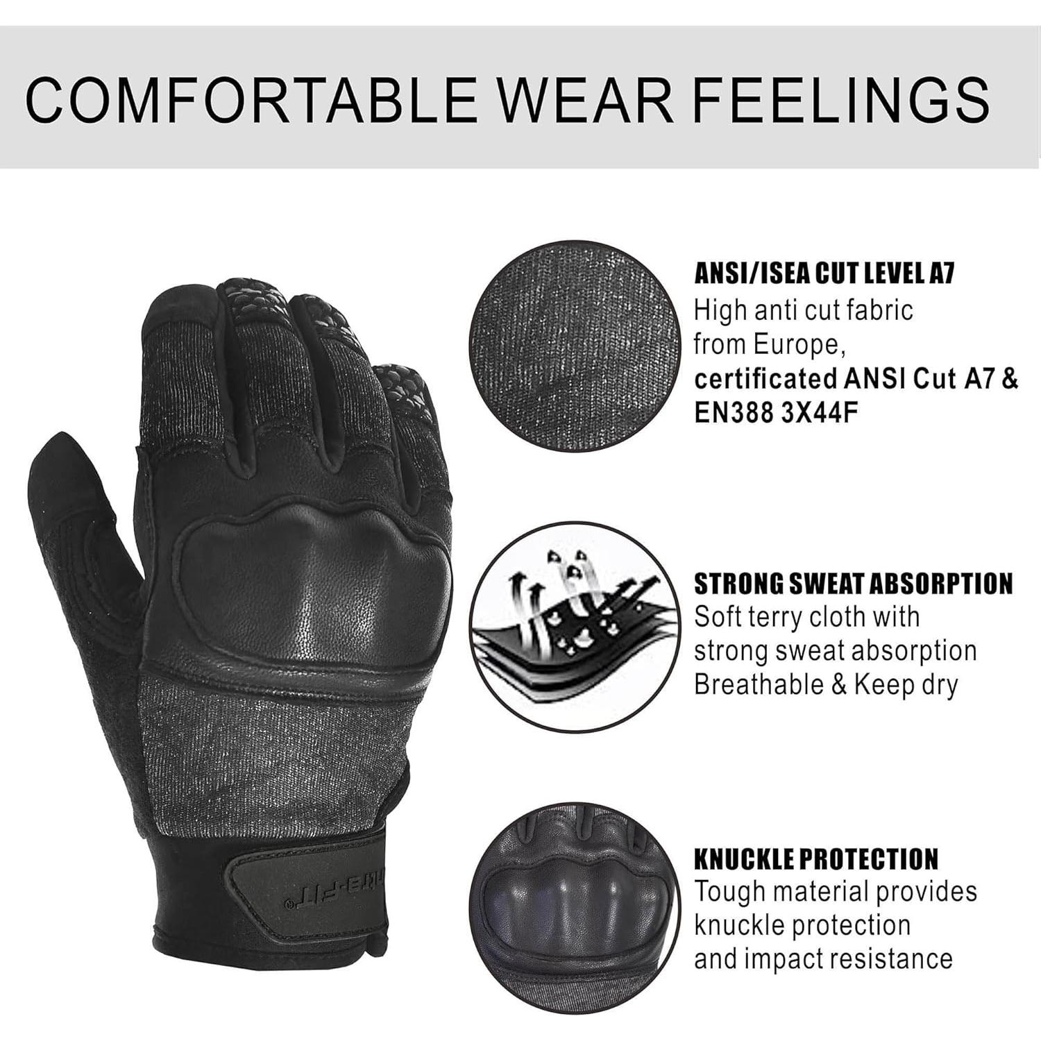 Guantes Resistentes a Agujas y Cortes ANSI A9 - M