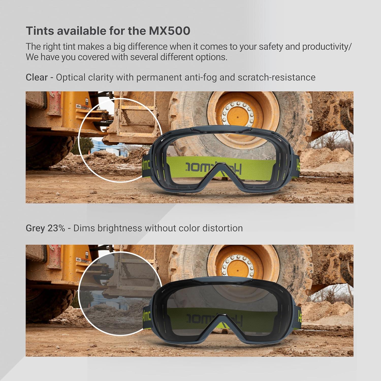 Gafas de Seguridad HexArmor MX500 Antifog UV 100% Amplia Vista