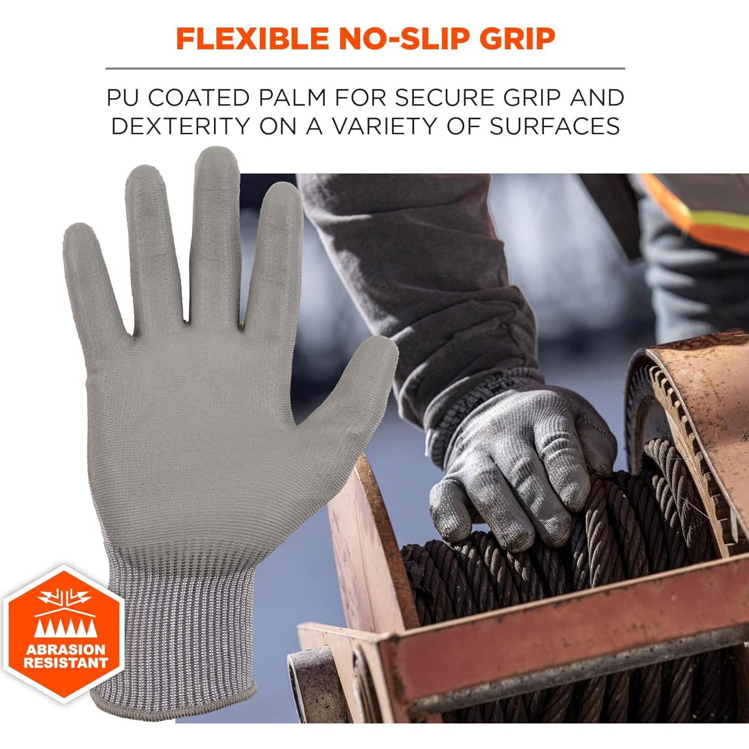 Guantes de Trabajo Ergodyne ProFlex 7024 Resistentes a Cortes A2