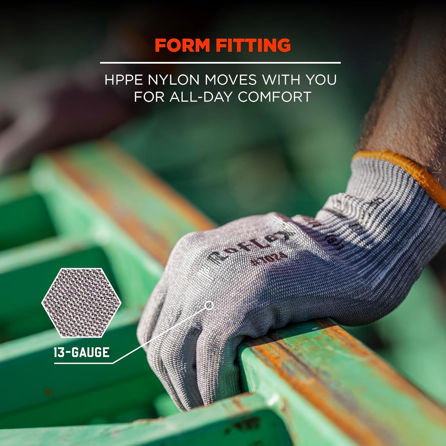 Guantes de Trabajo Ergodyne ProFlex 7024 Resistentes a Cortes A2