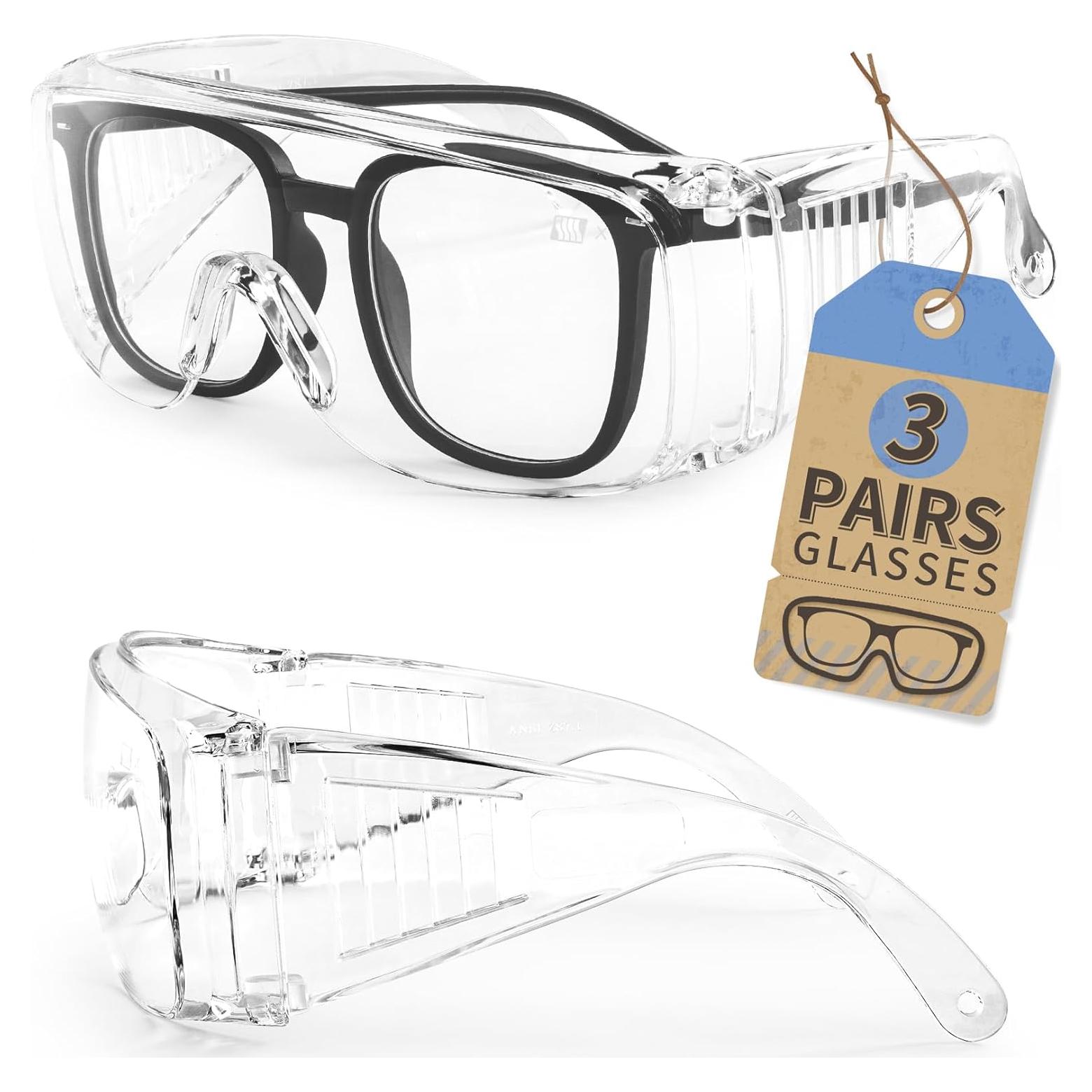 Gafas de Seguridad LANON Antivaho y UV, Estándar ANSI Z87.1