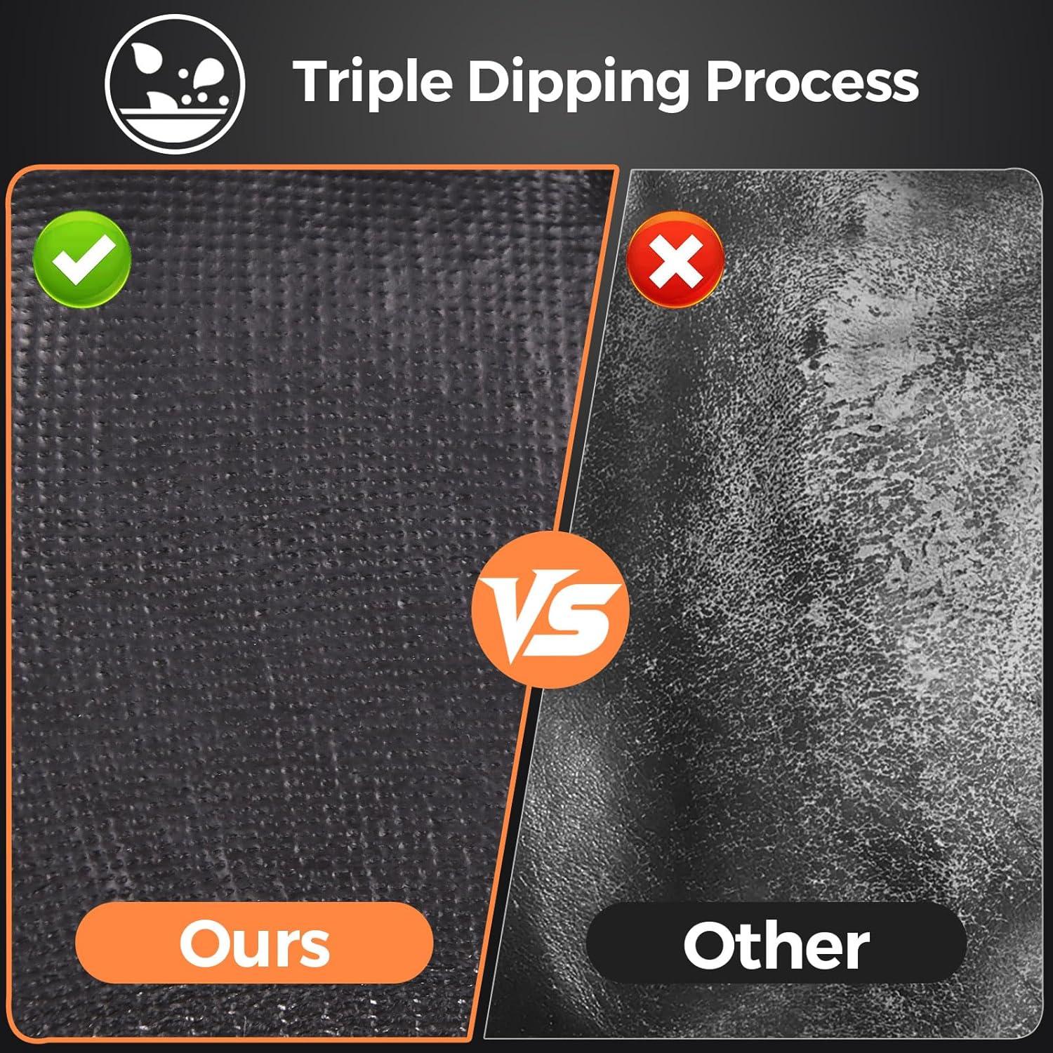 Guantes de trabajo resistentes a cortes Donfri A9 - Unisex, Negro/Rojo