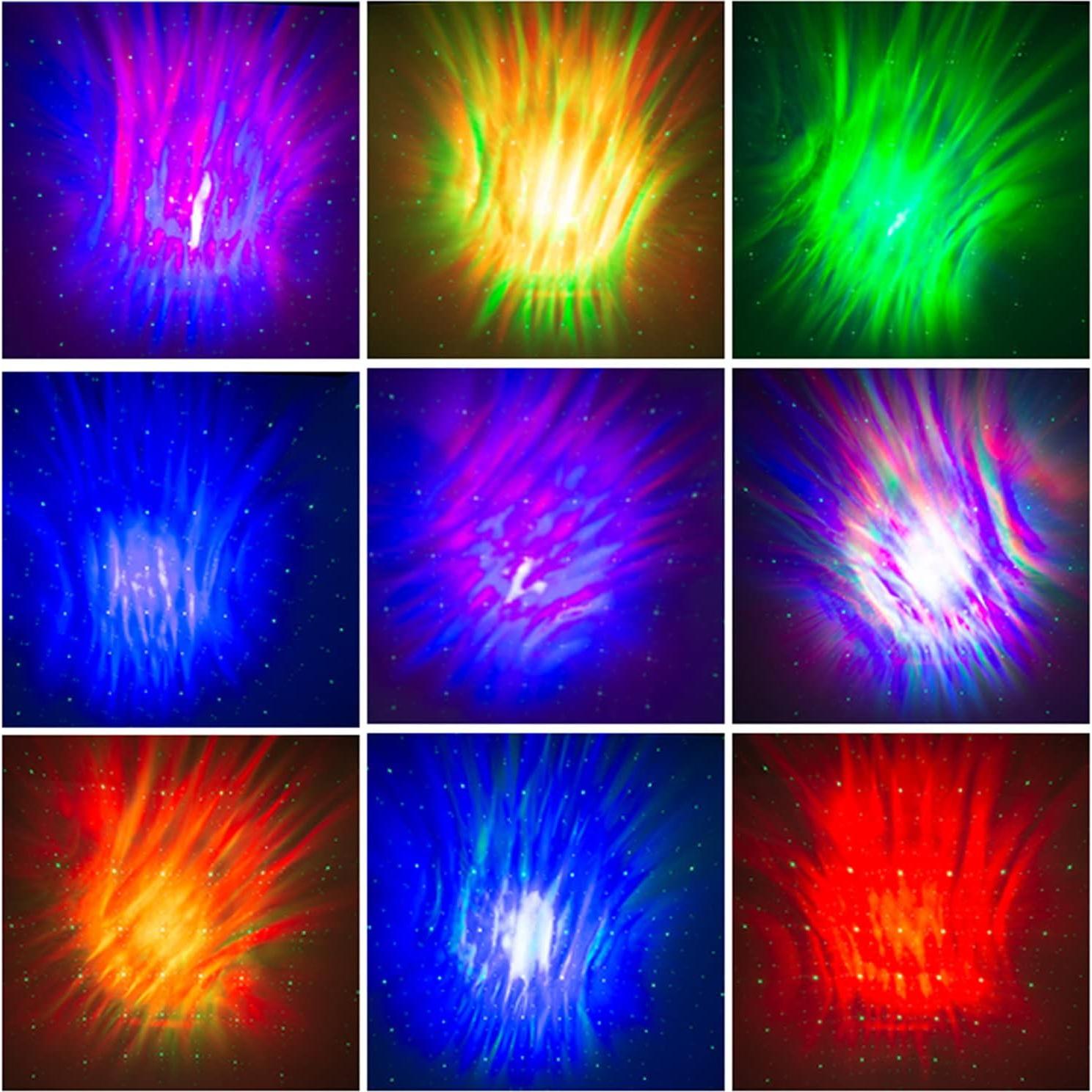 Luces LEDMALL Proyector Aurora para Jardín y Decoración