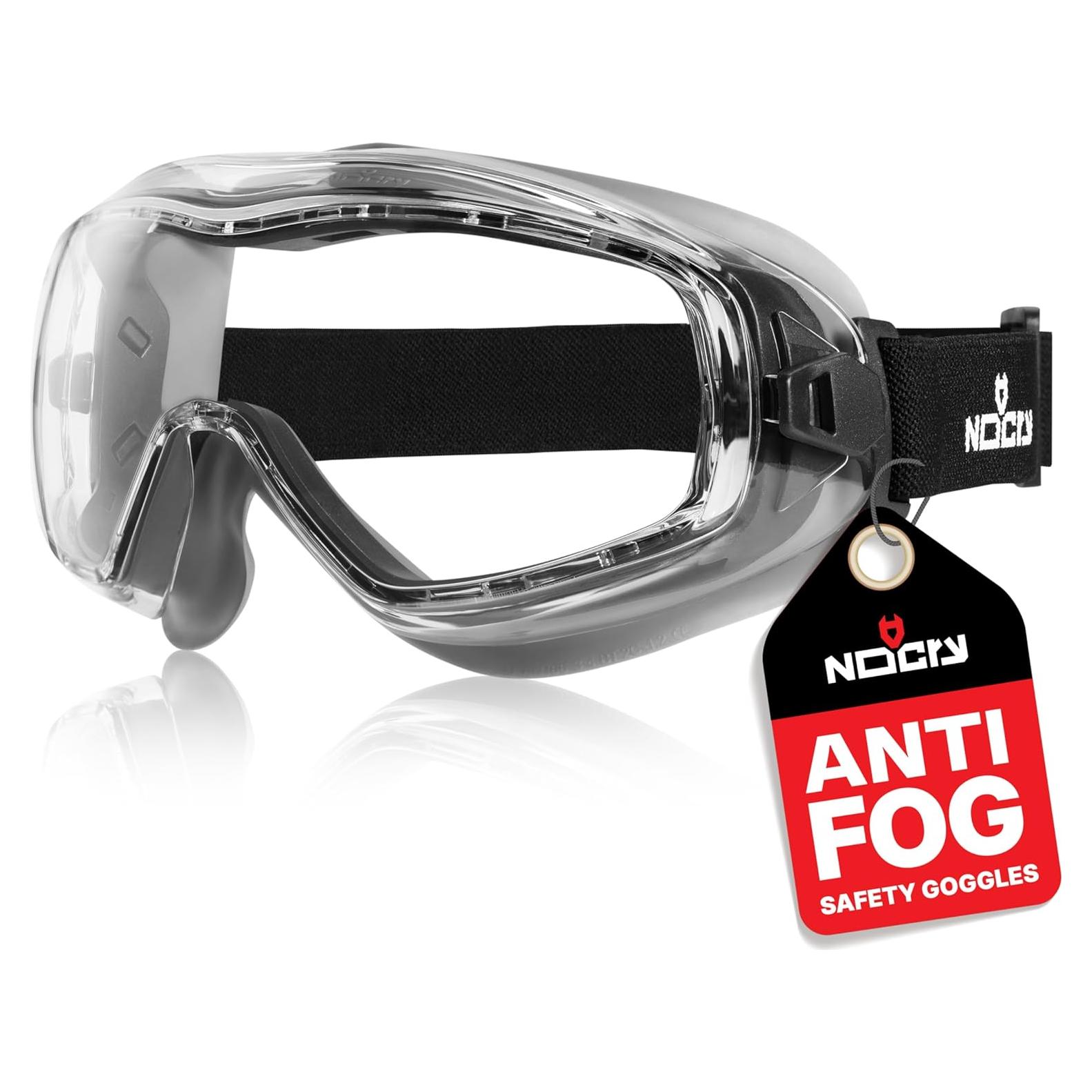 Gafas de Seguridad NoCry UltraShield+ Anti Niebla y Rayones