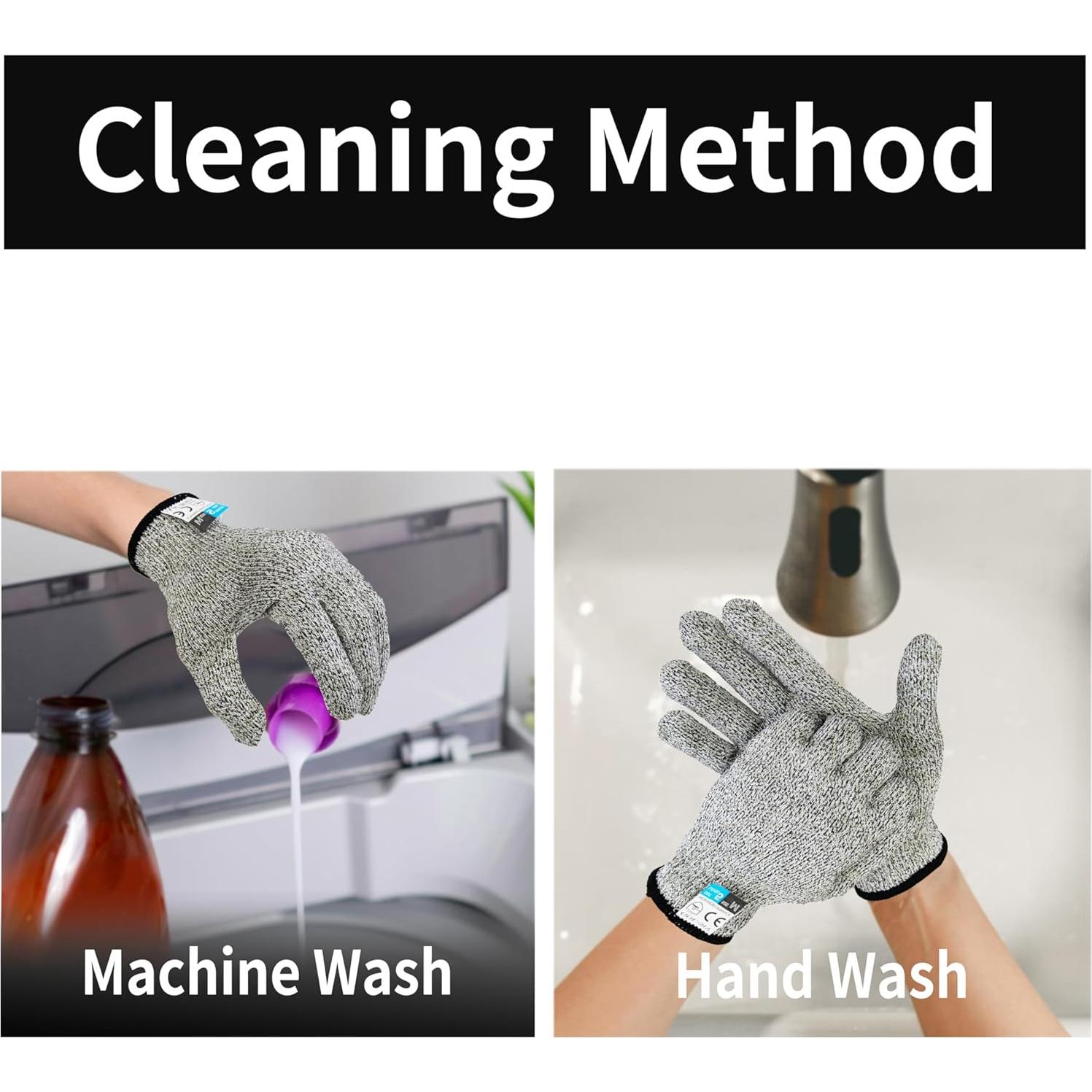 Guantes Resistentes a Cortes A5 GOL-SIV Talla M Gris