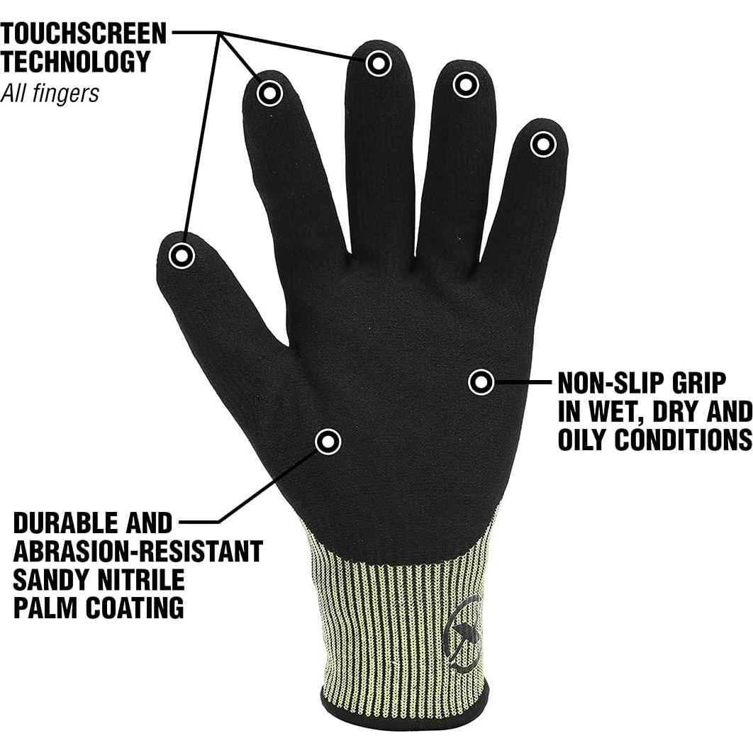 Guantes Flexzilla Pro GC160PL Resistentes a Cortes Nivel ANSI 5