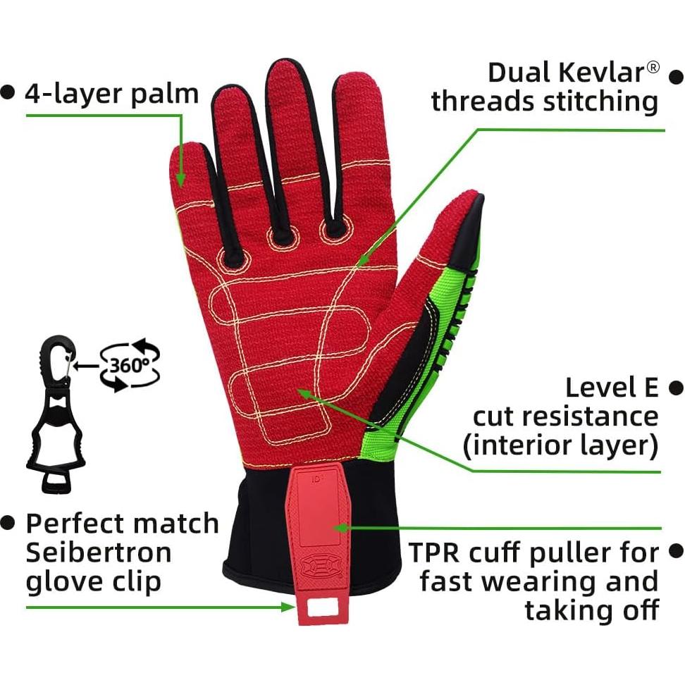 Guantes de seguridad Seibertron HDC5 XL Resistente a cortes