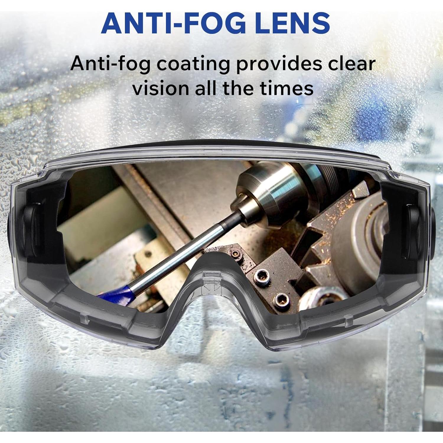 Gafas de Seguridad sobre Gafas 4-FQ Rosa ANSI Z87.1 Antiempañante